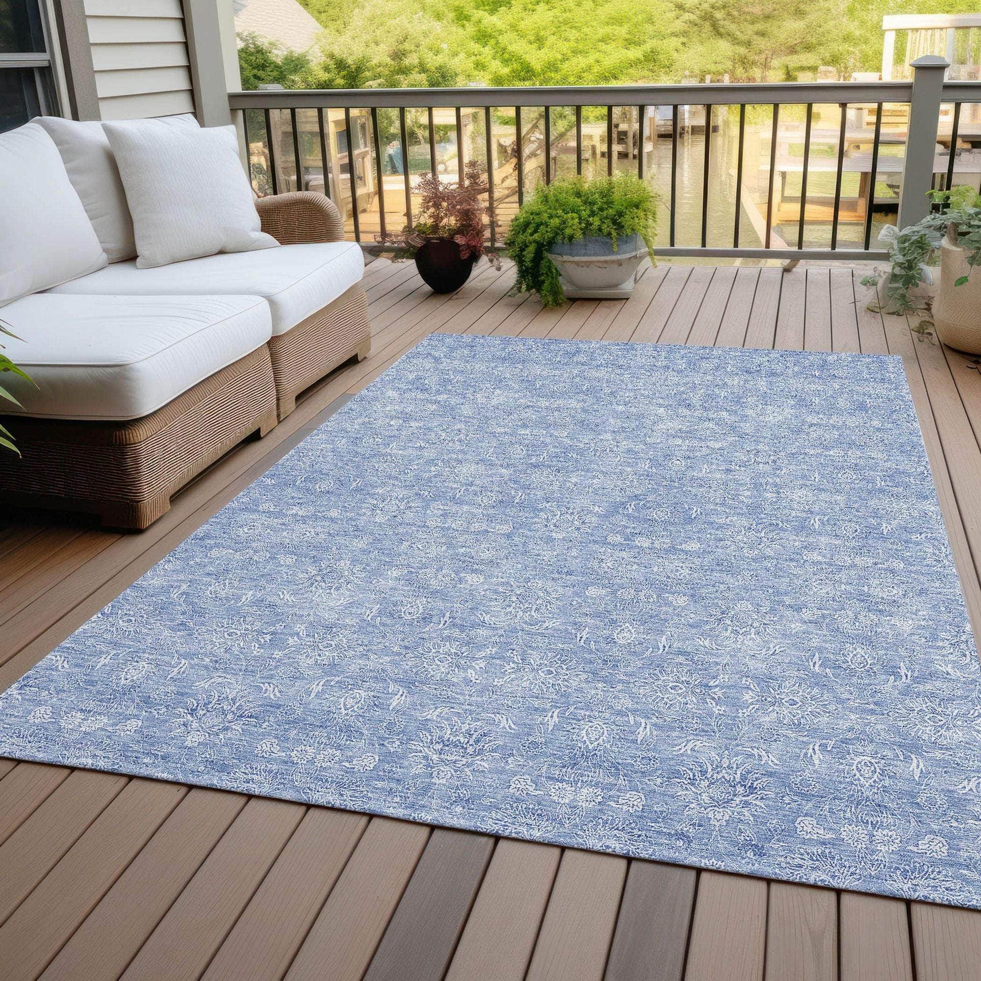 Machine Made ACN703 Sky Blue Rugs #color_sky blue