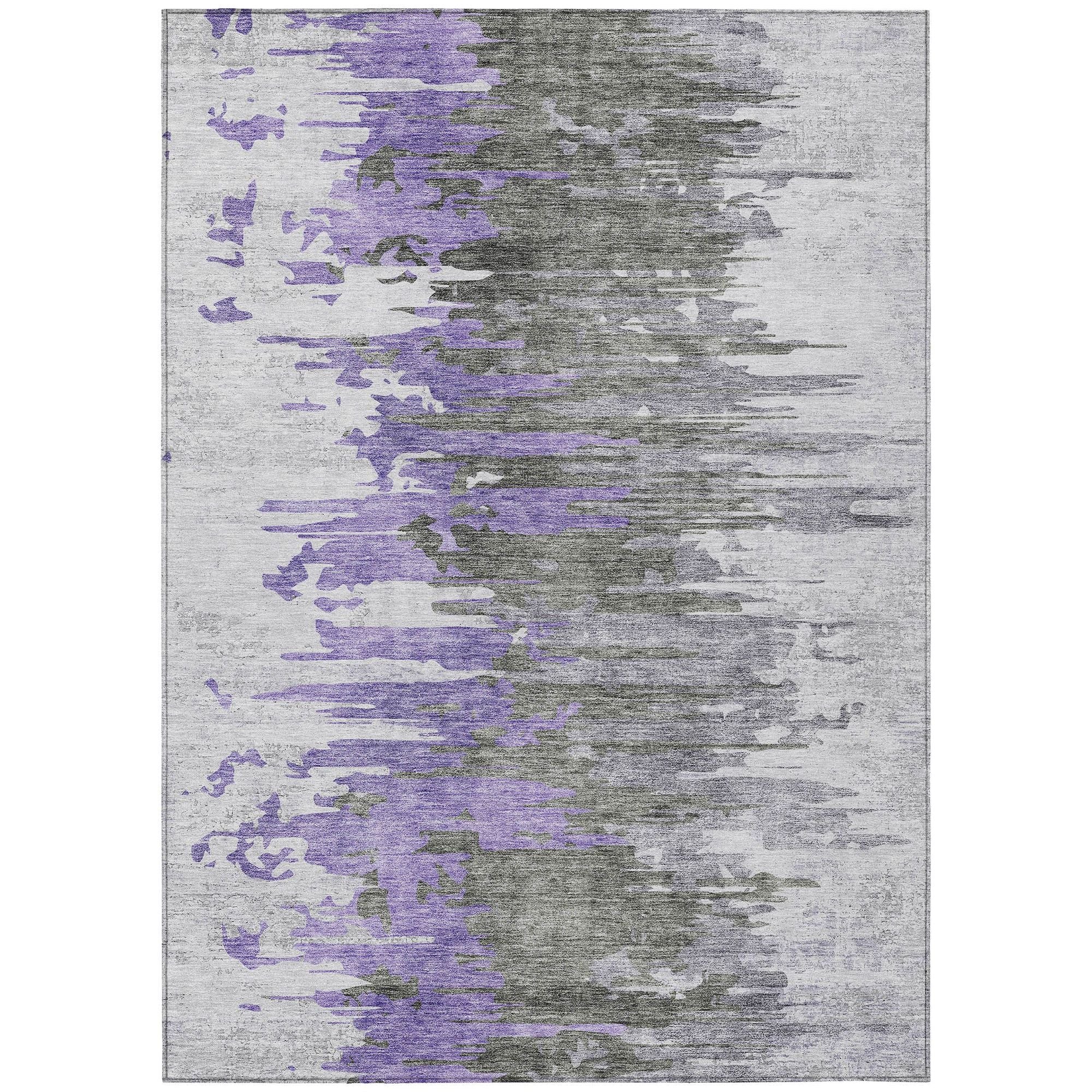 Machine Made ACN704 Purple  Rugs #color_purple 