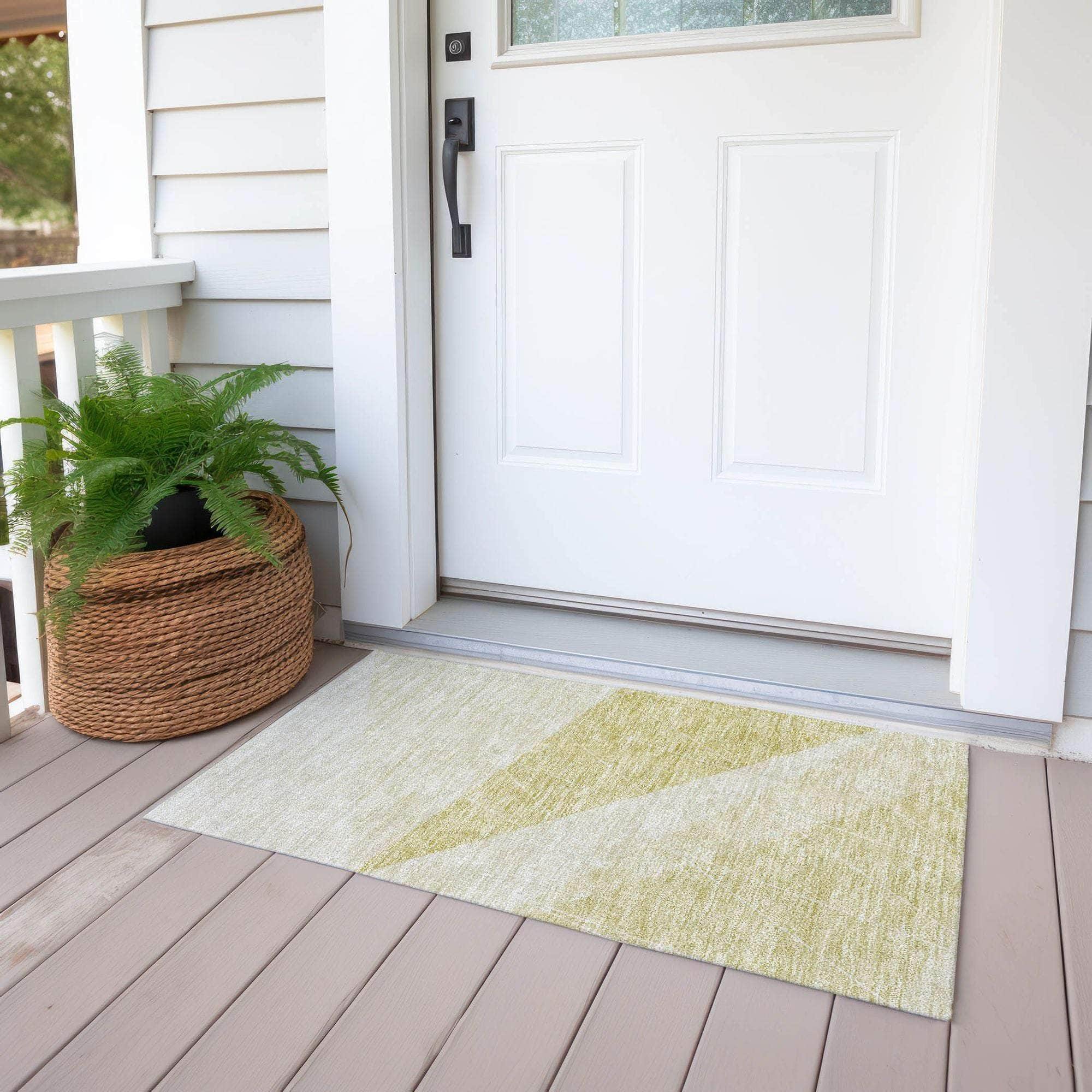 Machine Made ACN706 Wheat Gold Rugs #color_wheat gold