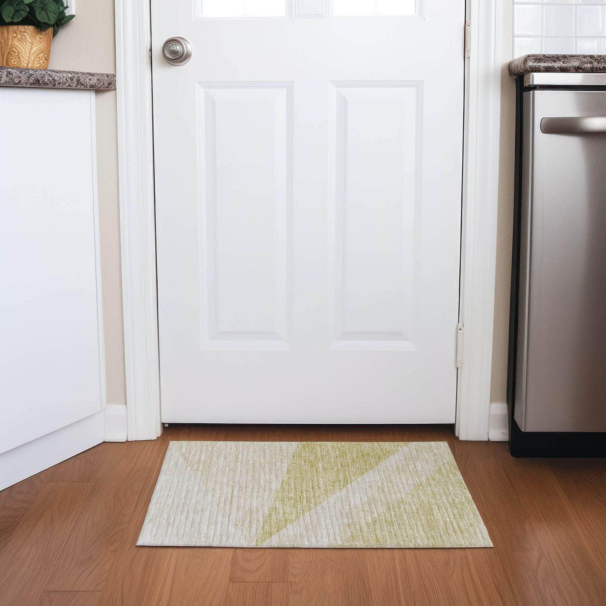 Machine Made ACN706 Wheat Gold Rugs #color_wheat gold