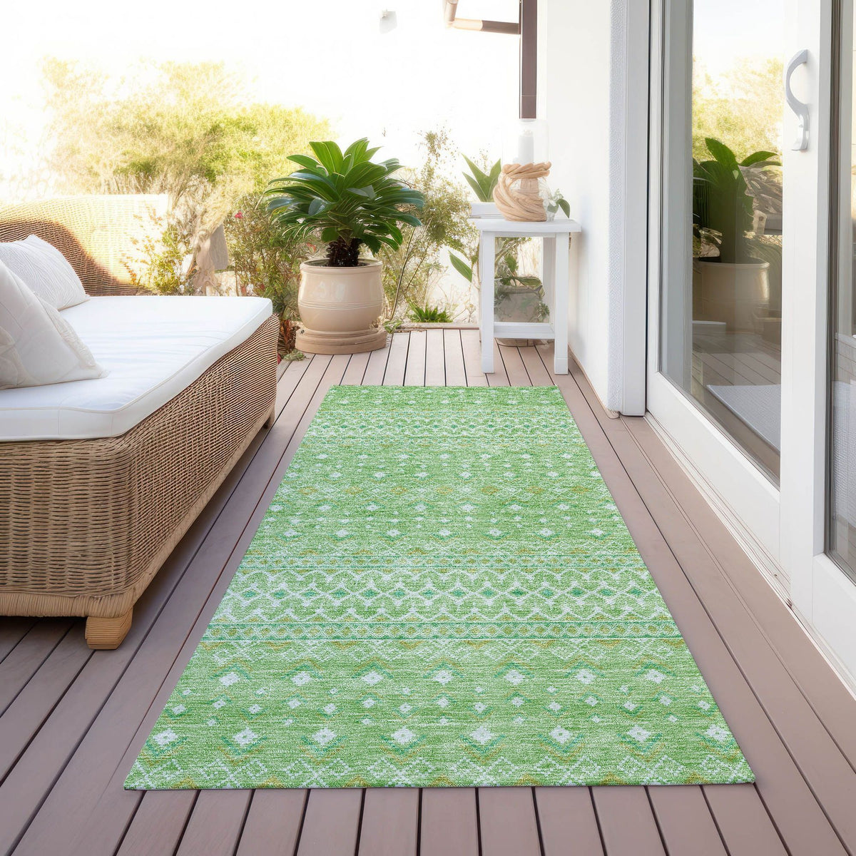 Mandal Machine Washable Rug