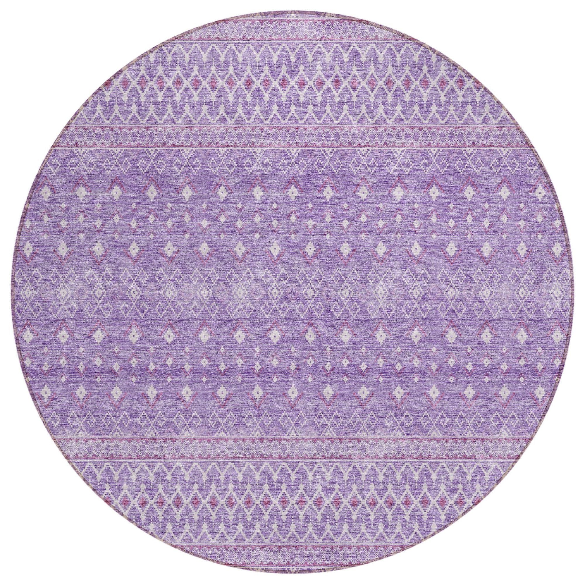 Machine Made ACN709 Lavender Purple Rugs #color_lavender purple