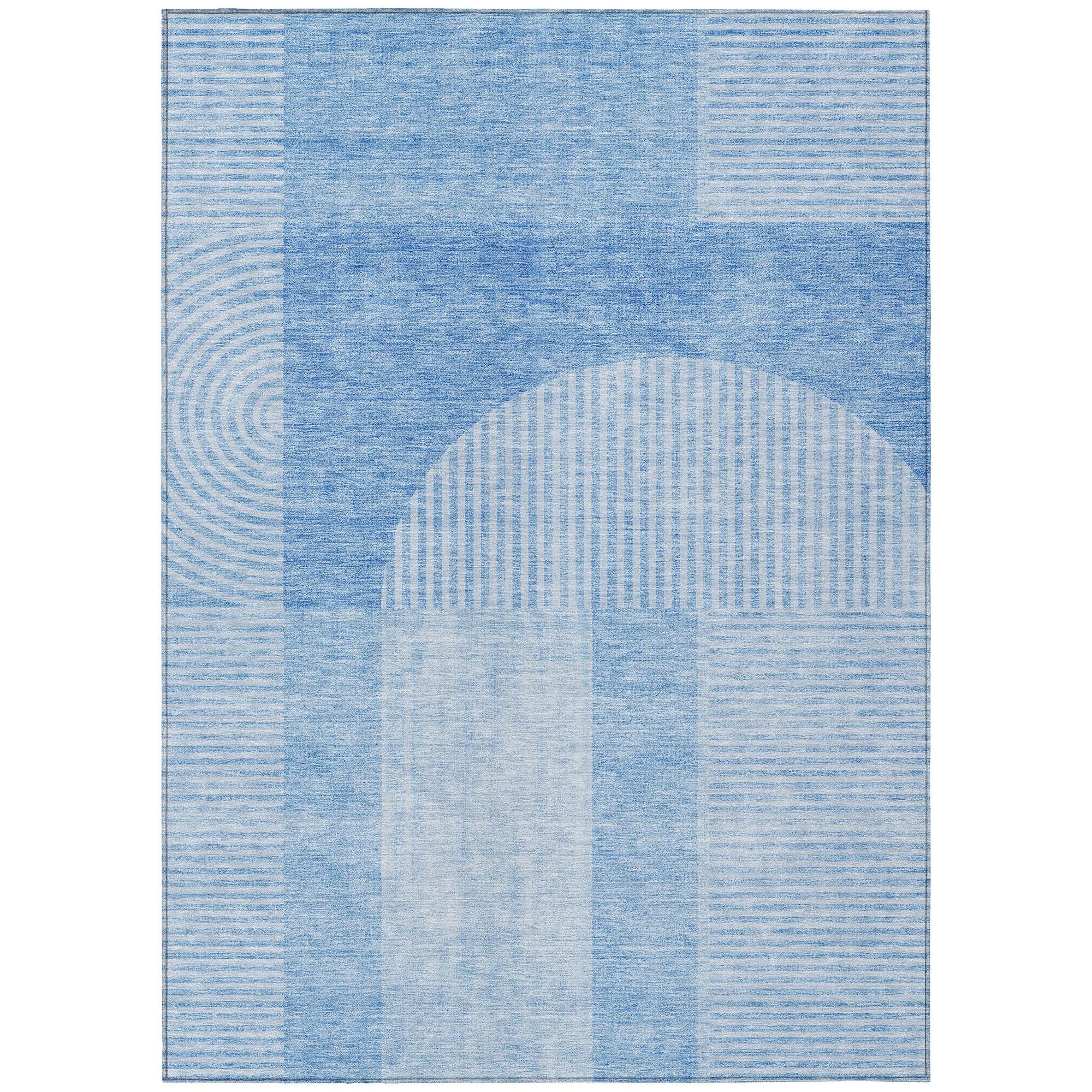 Machine Made ACN711 Blue  Rugs #color_blue 