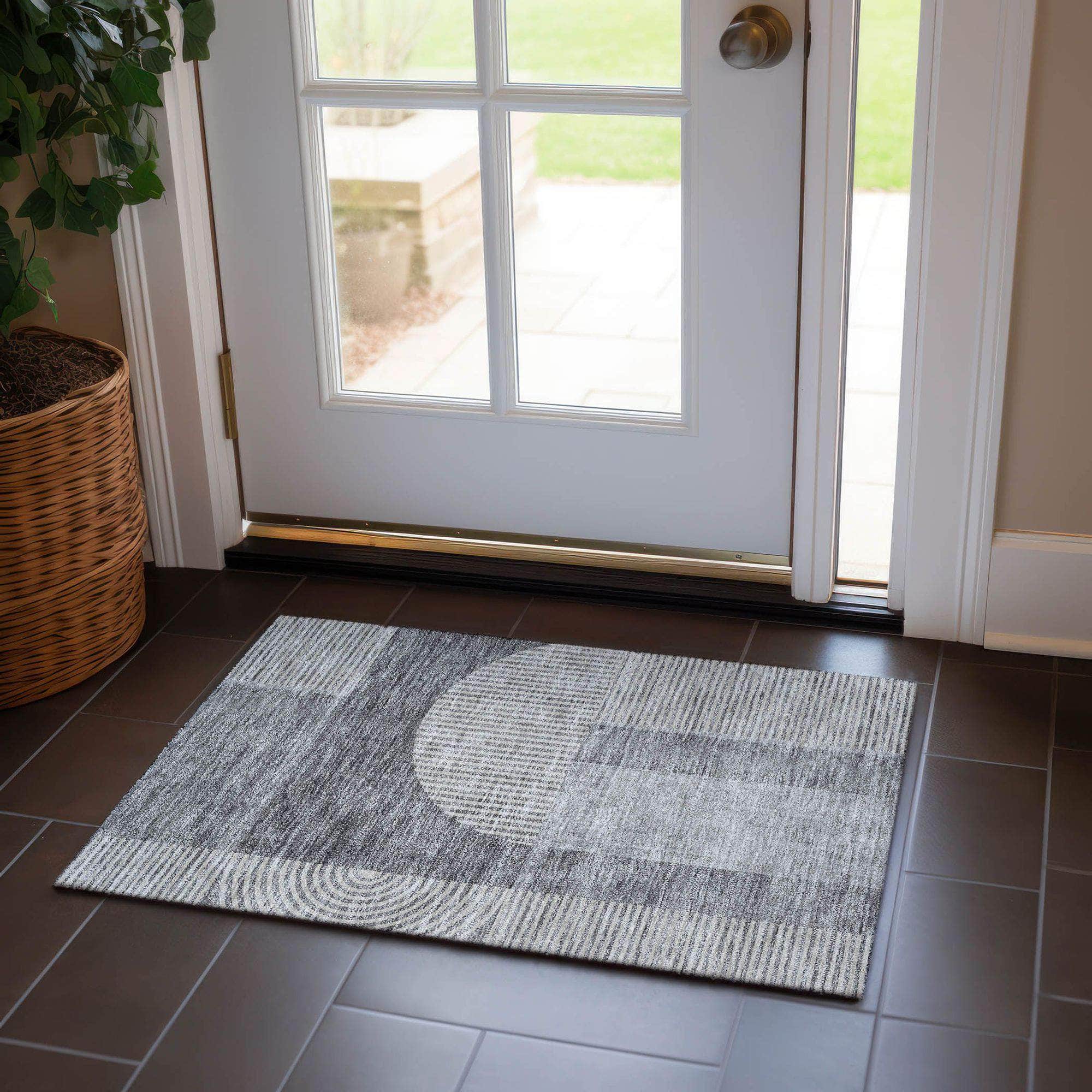 Machine Made ACN711 Gray  Rugs #color_gray 