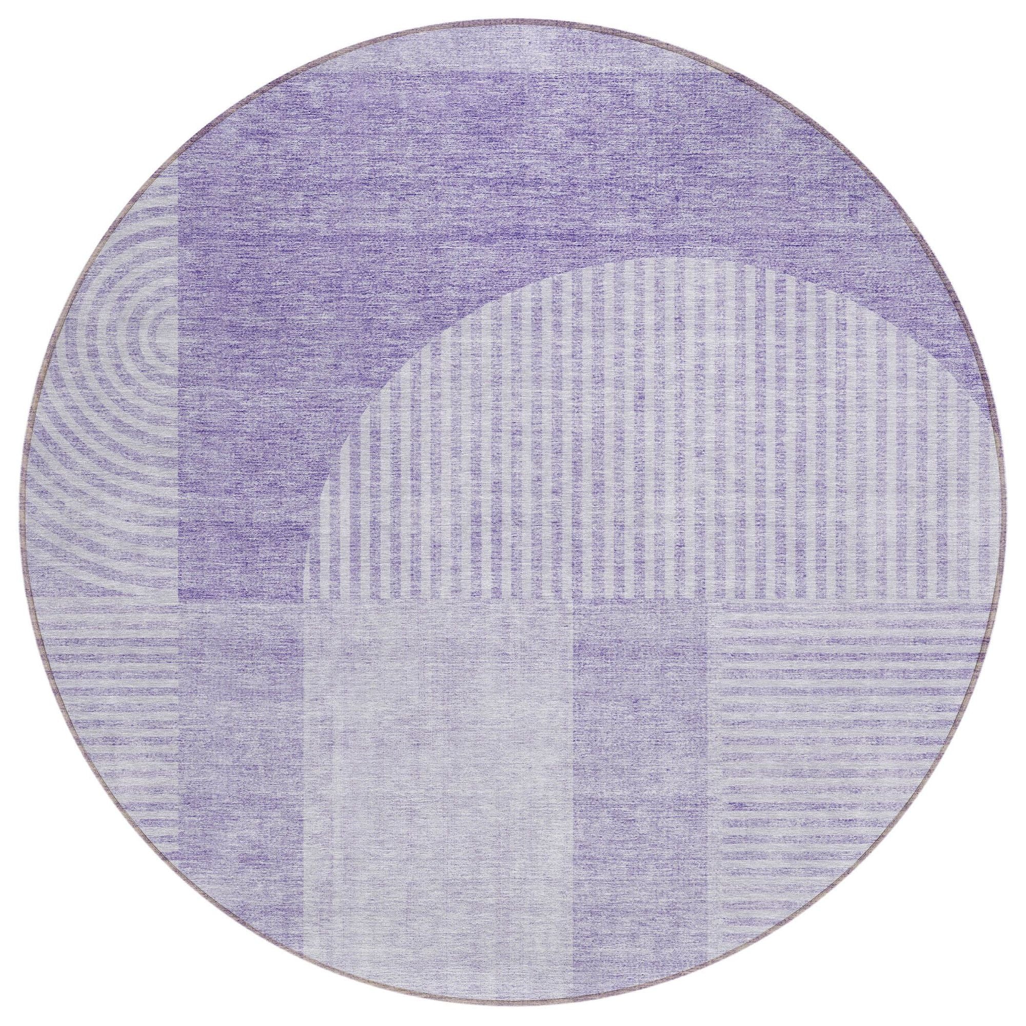 Machine Made ACN711 Lavender Purple Rugs #color_lavender purple