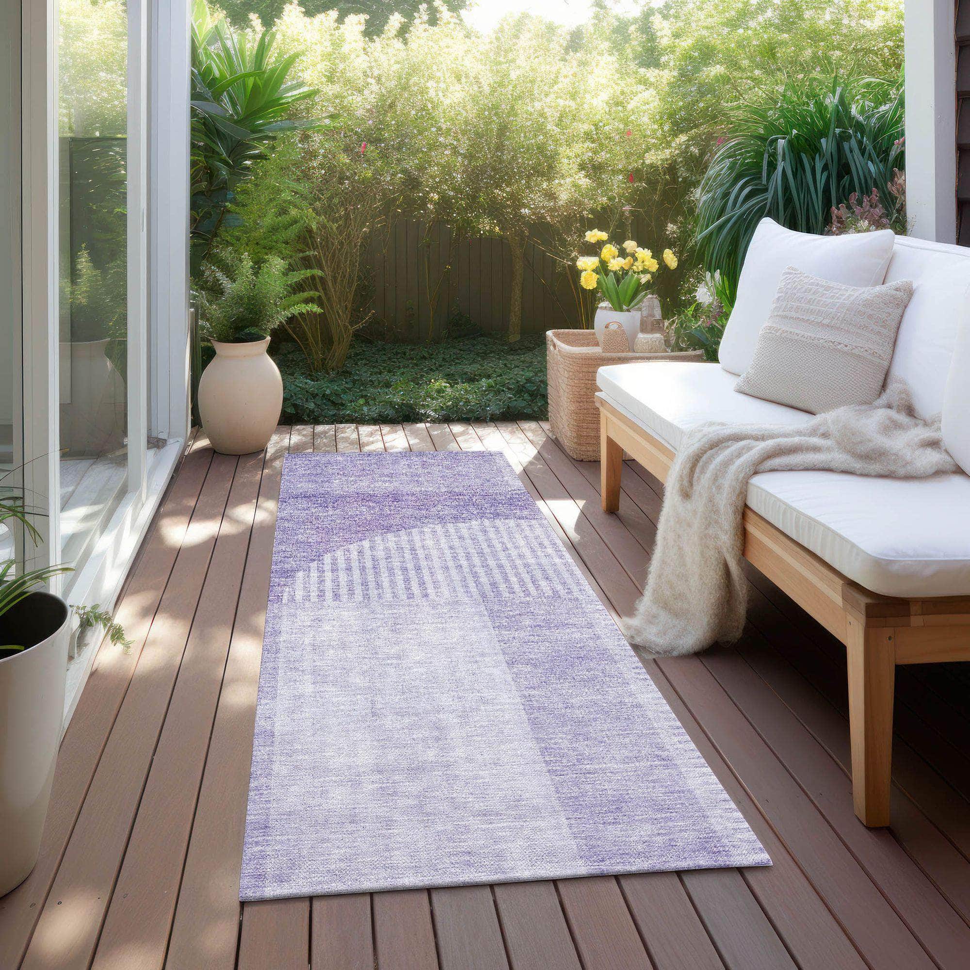 Machine Made ACN711 Lavender Purple Rugs #color_lavender purple