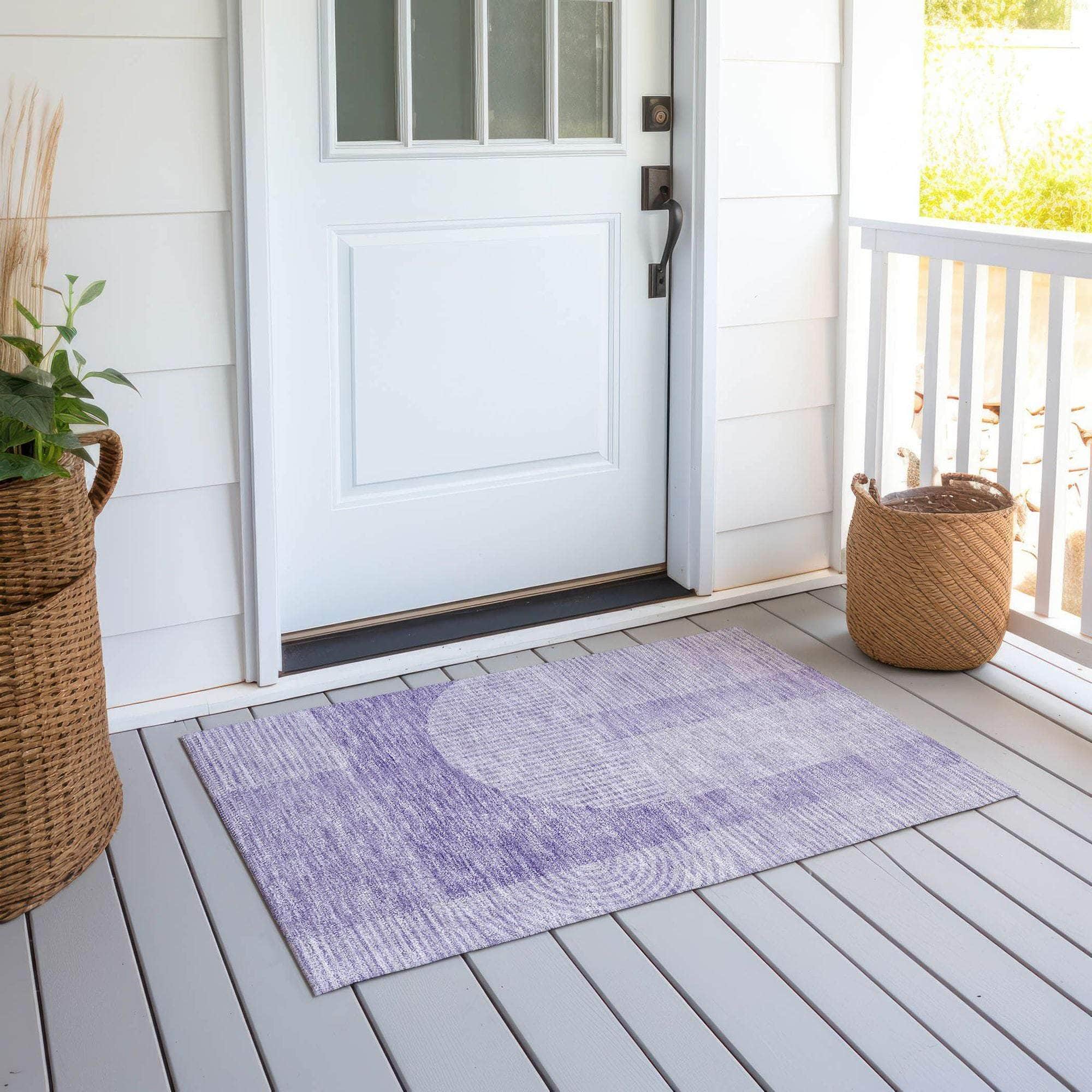 Machine Made ACN711 Lavender Purple Rugs #color_lavender purple