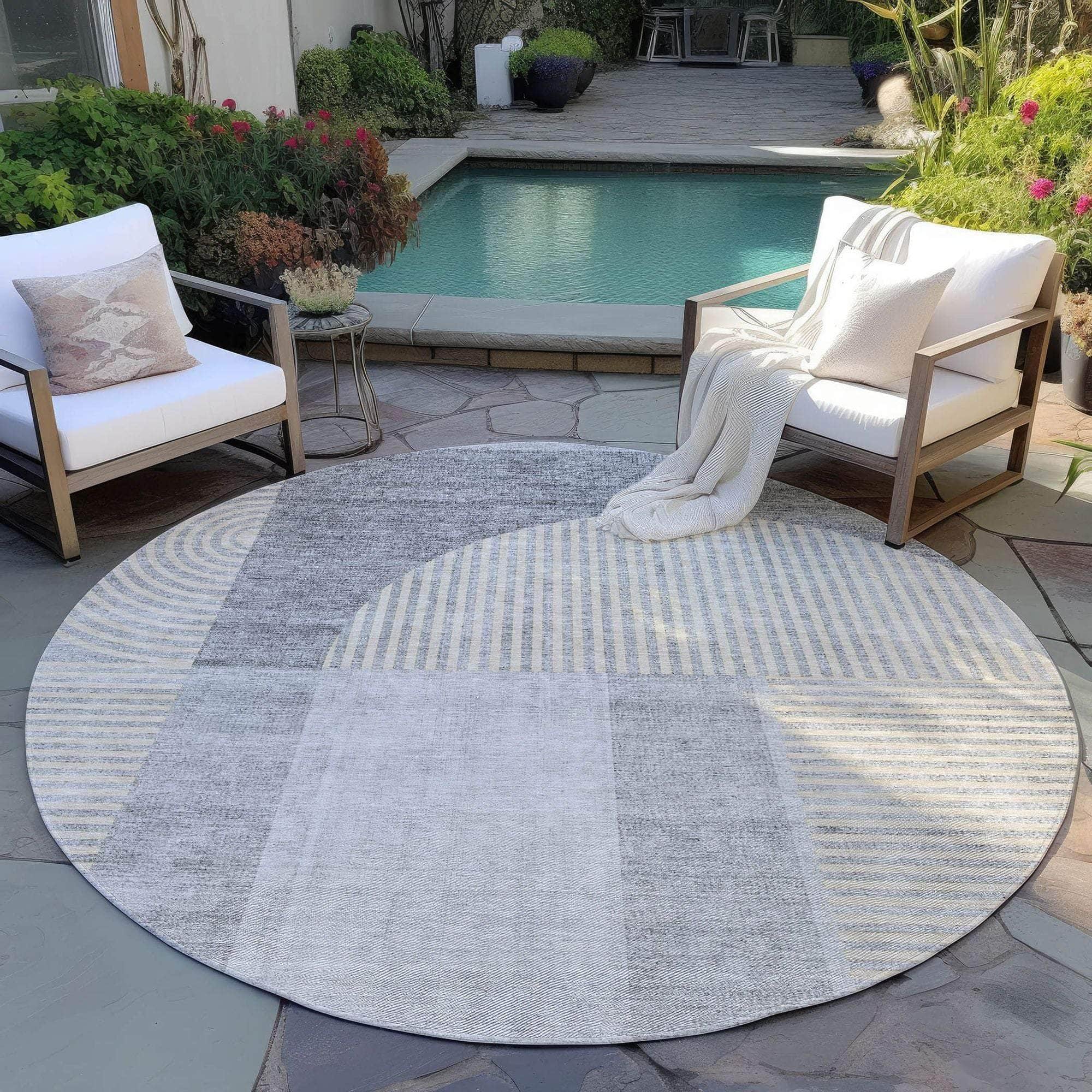 Machine Made ACN711 Silver Gray Rugs #color_silver gray