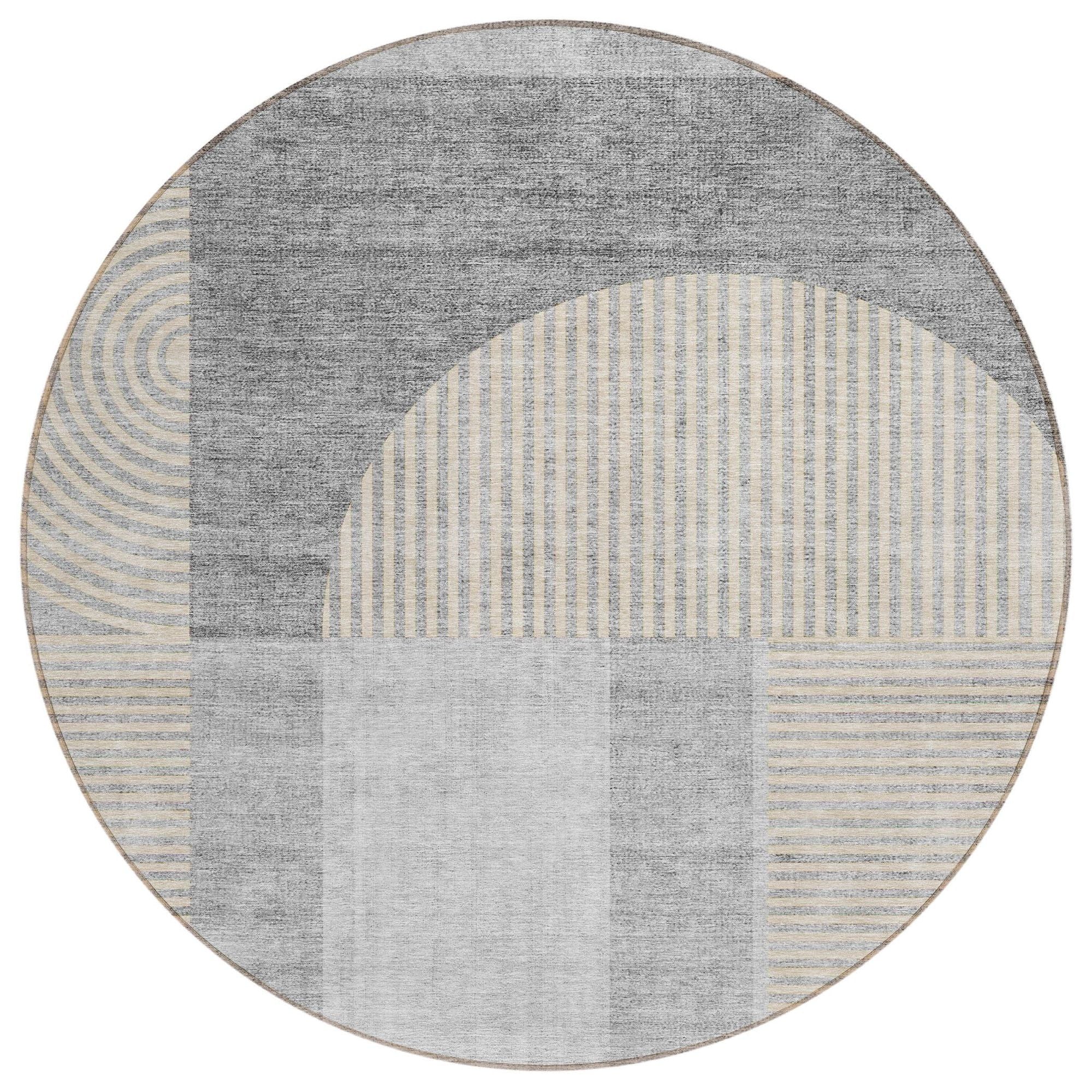 Machine Made ACN711 Silver Gray Rugs #color_silver gray