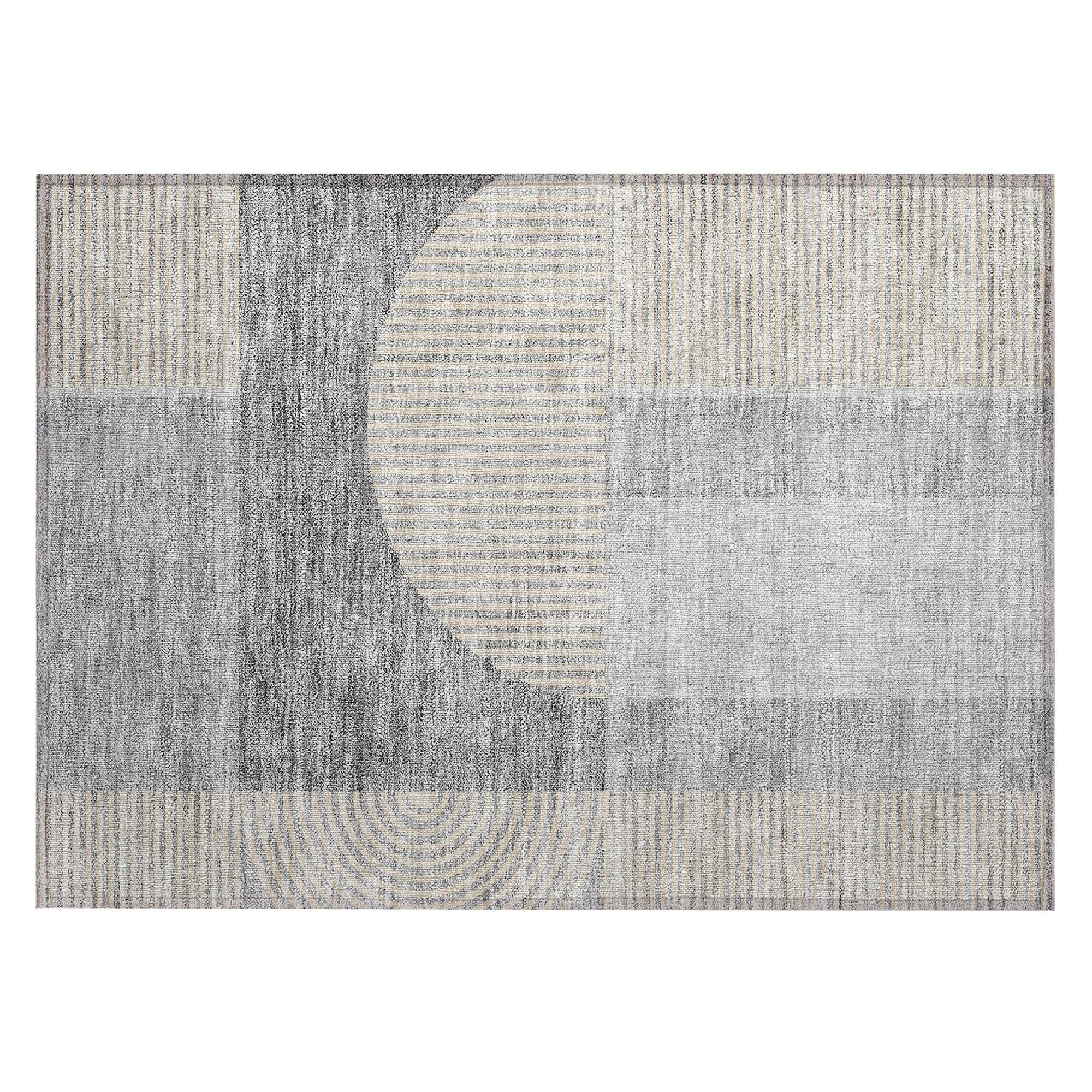 Machine Made ACN711 Silver Gray Rugs #color_silver gray