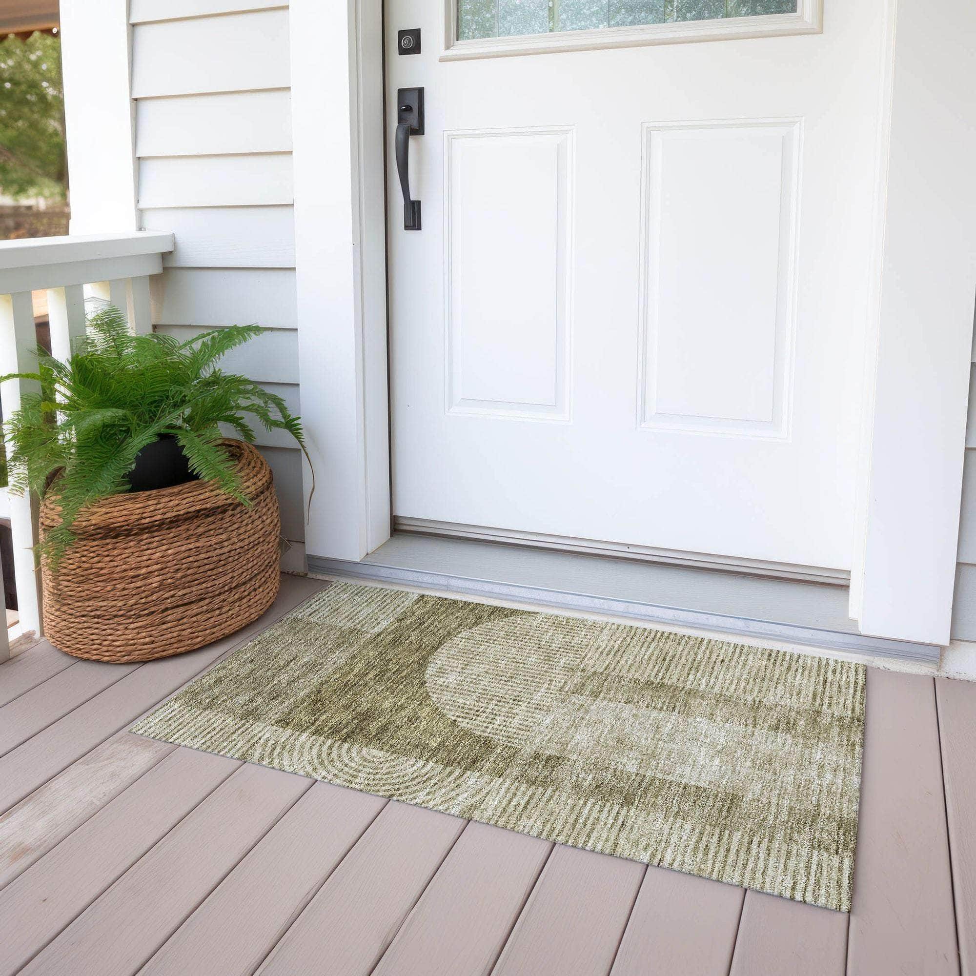 Machine Made ACN711 Taupe Brown Rugs #color_taupe brown