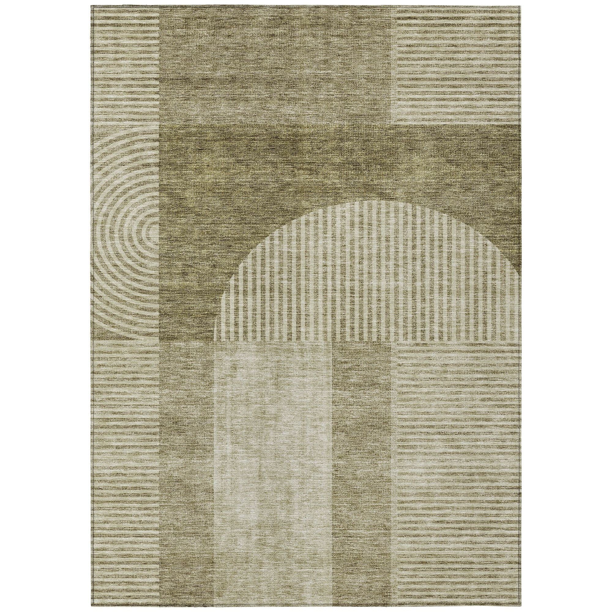 Machine Made ACN711 Taupe Brown Rugs #color_taupe brown