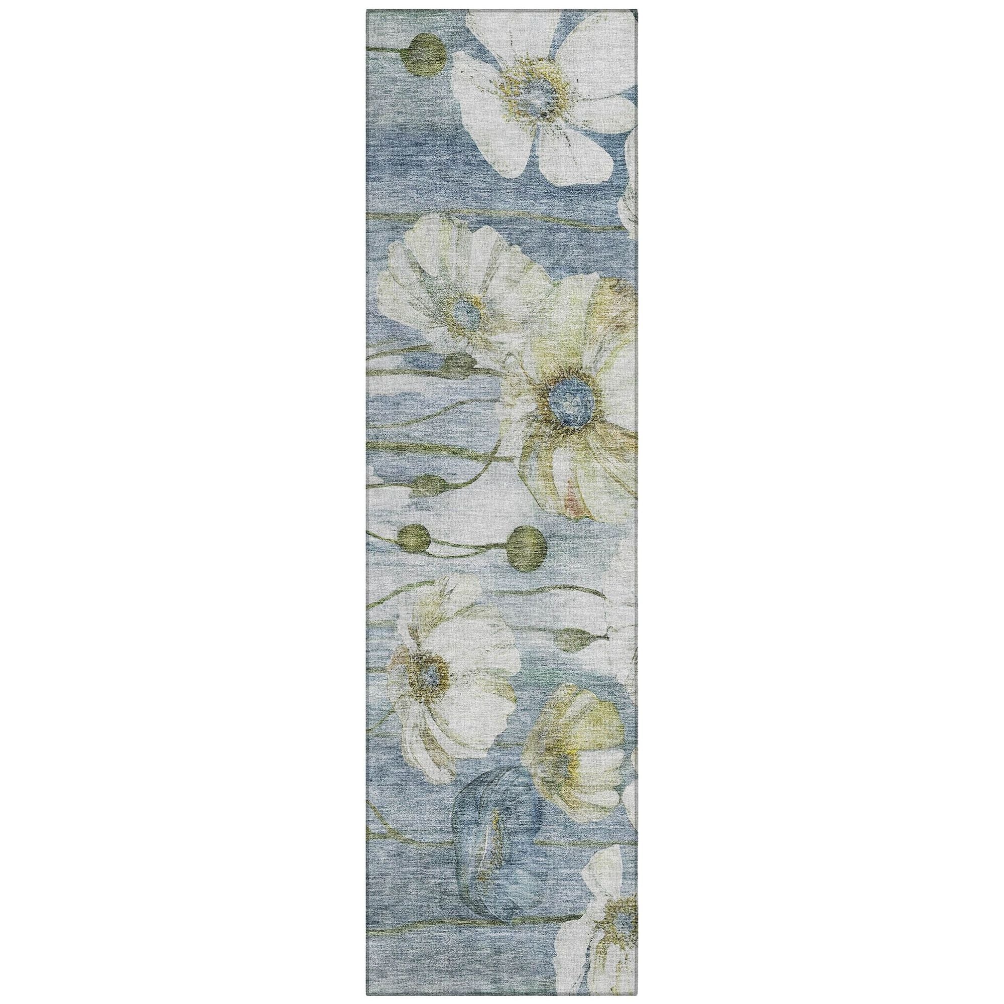 Machine Made ACN712 Blue  Rugs #color_blue 