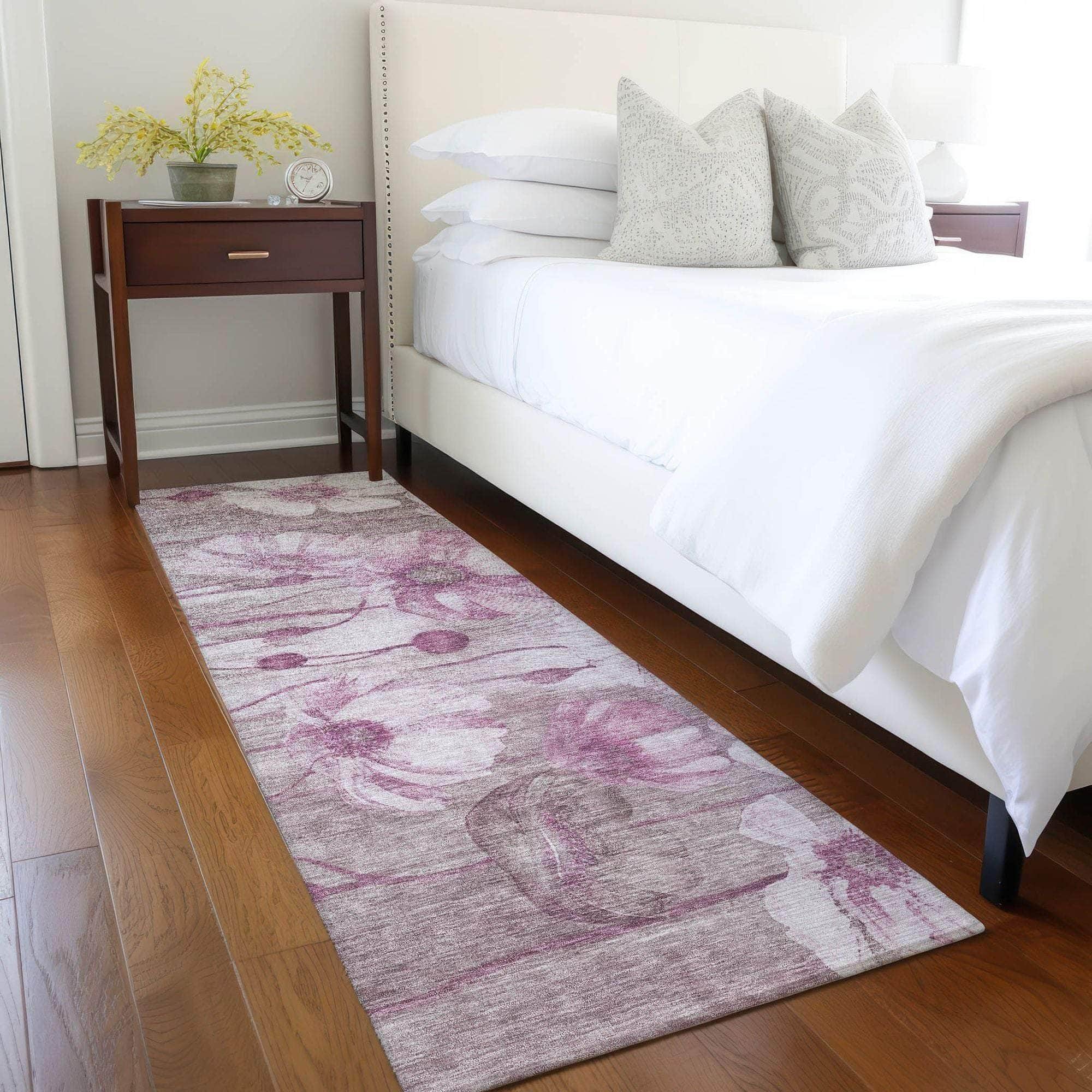 Machine Made ACN712 Plum Purple Rugs #color_plum purple