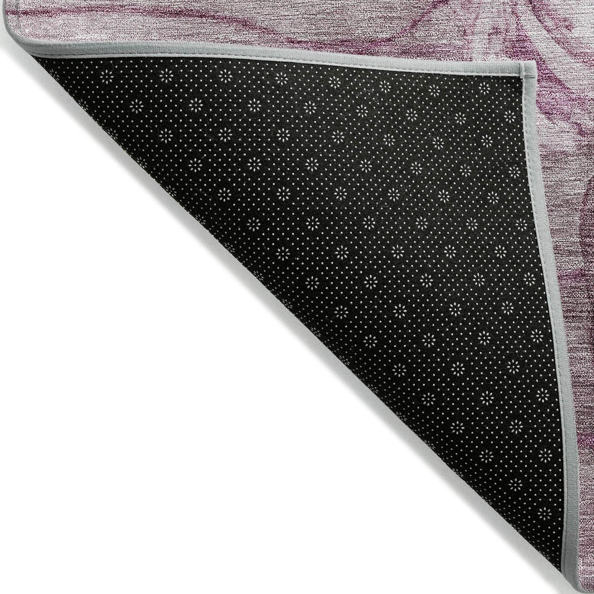 Machine Made ACN712 Plum Purple Rugs #color_plum purple