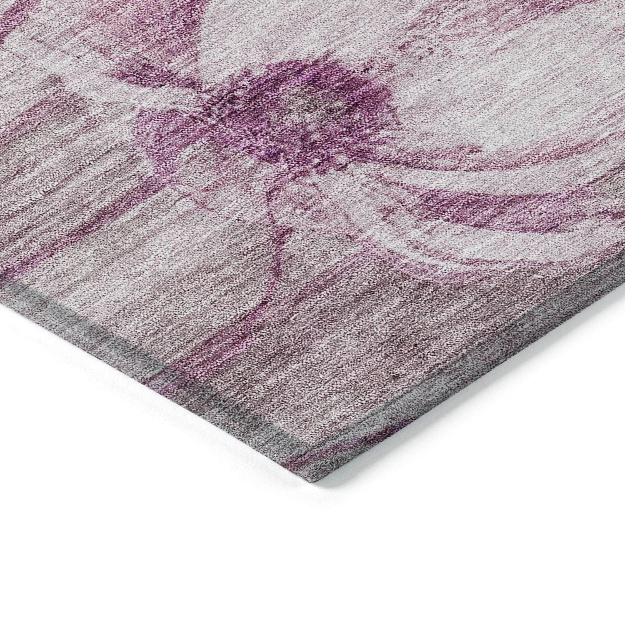 Machine Made ACN712 Plum Purple Rugs #color_plum purple