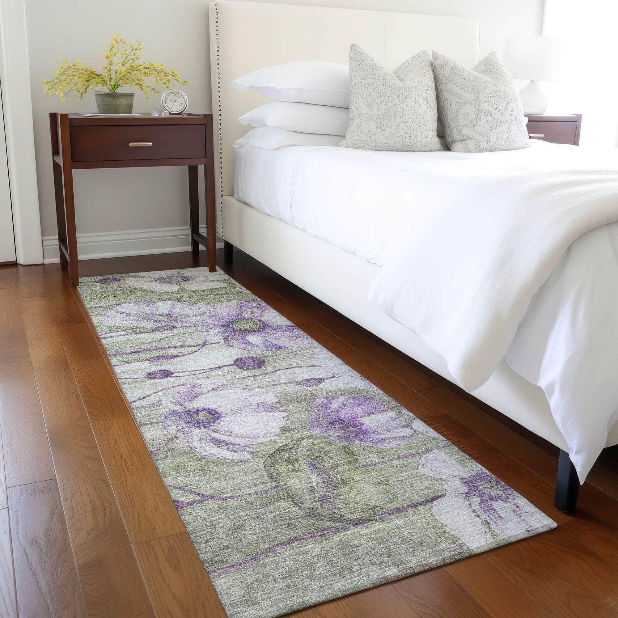 Machine Made ACN712 Purple  Rugs #color_purple 