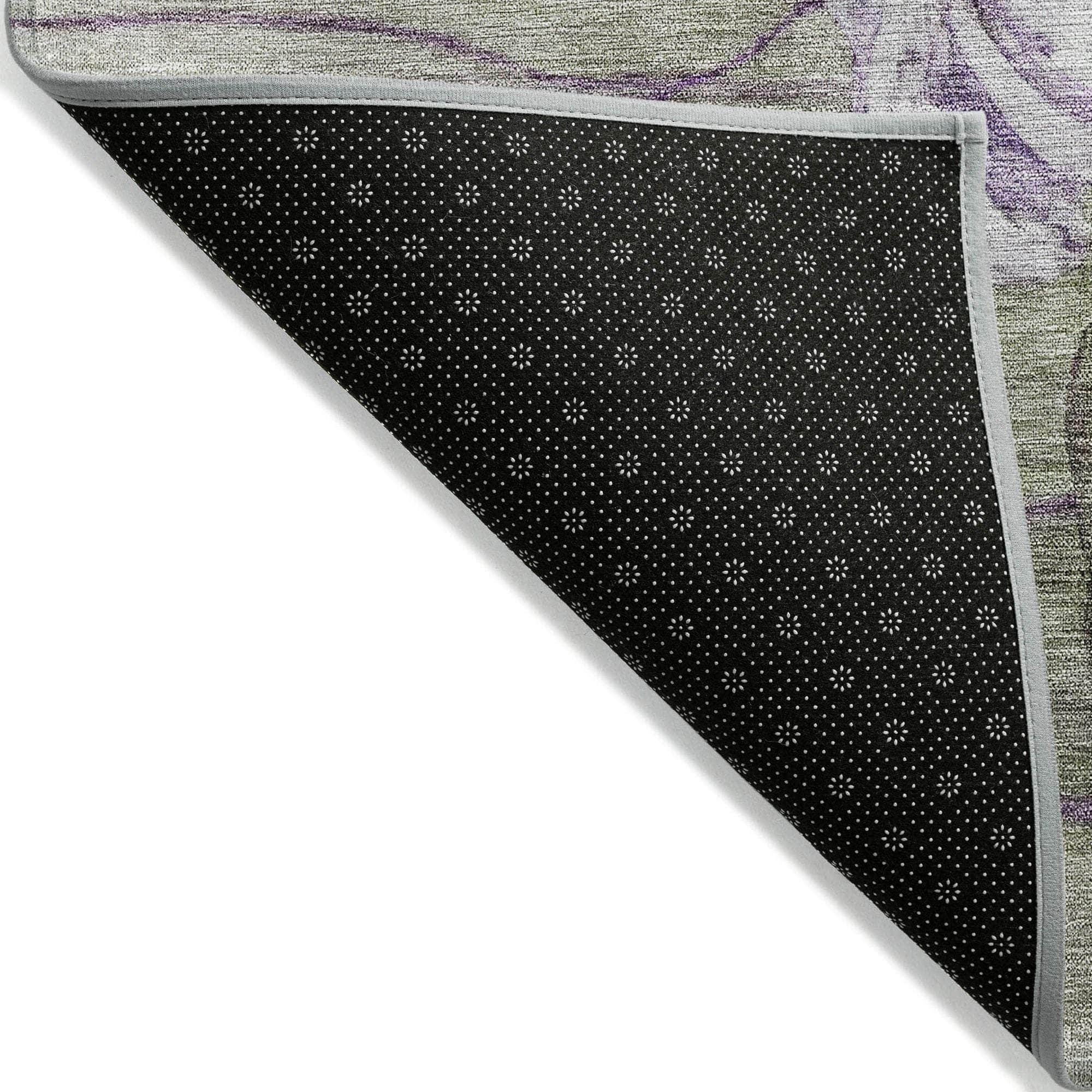 Machine Made ACN712 Purple  Rugs #color_purple 