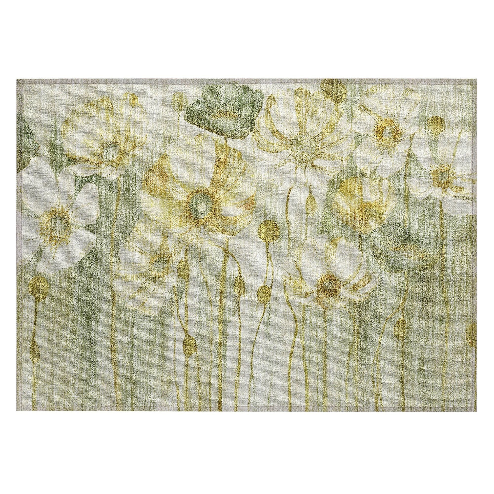 Machine Made ACN712 Sage Green Rugs #color_sage green