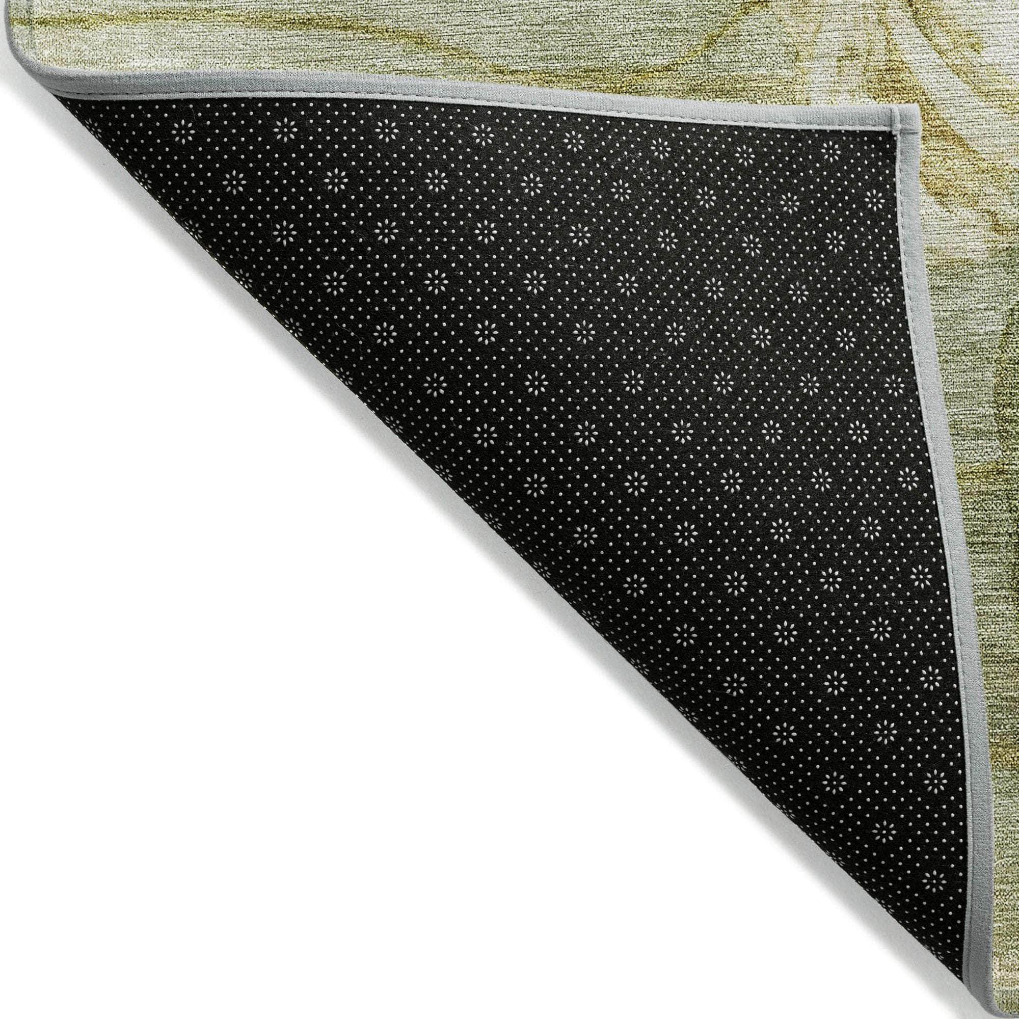 Machine Made ACN712 Sage Green Rugs #color_sage green