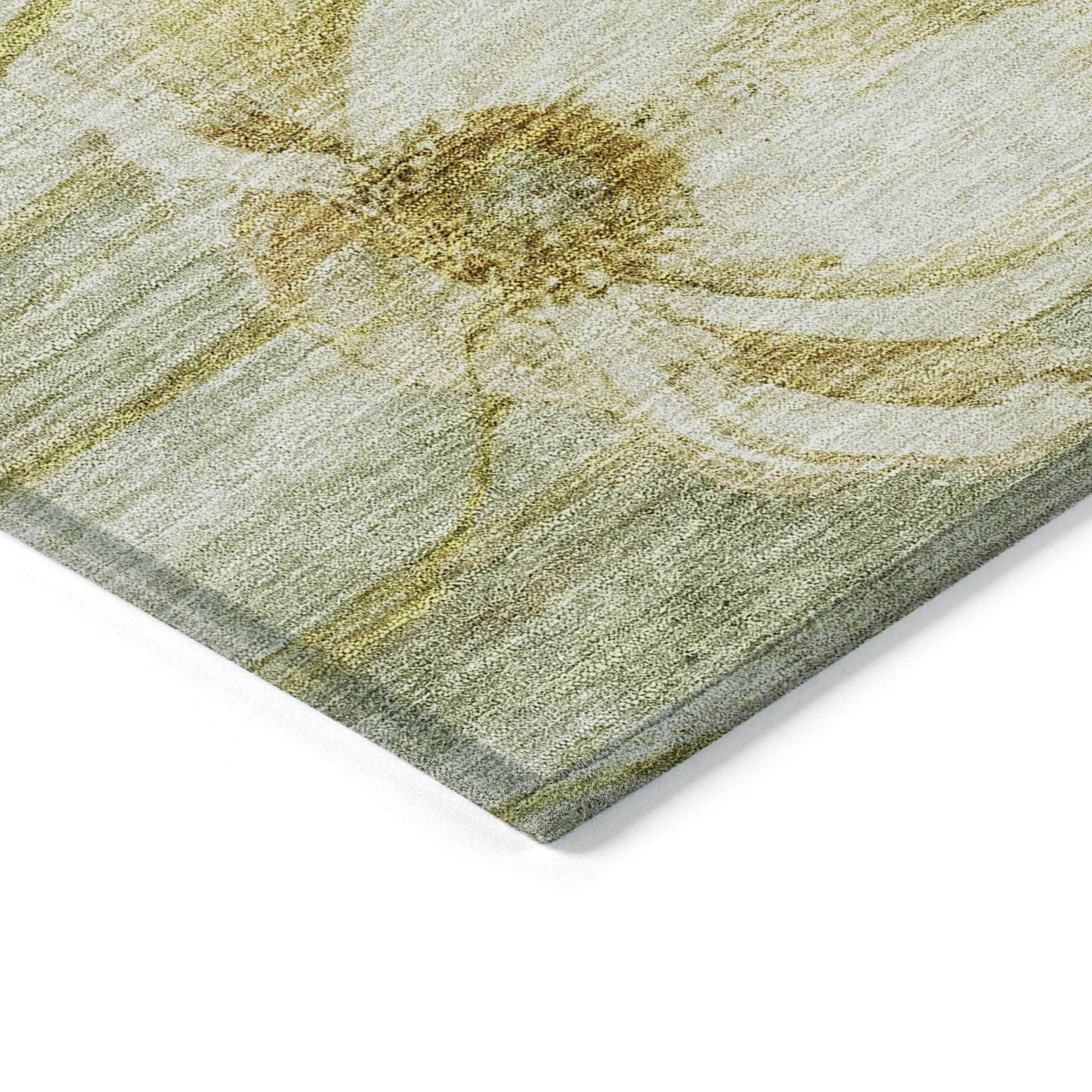 Machine Made ACN712 Sage Green Rugs #color_sage green