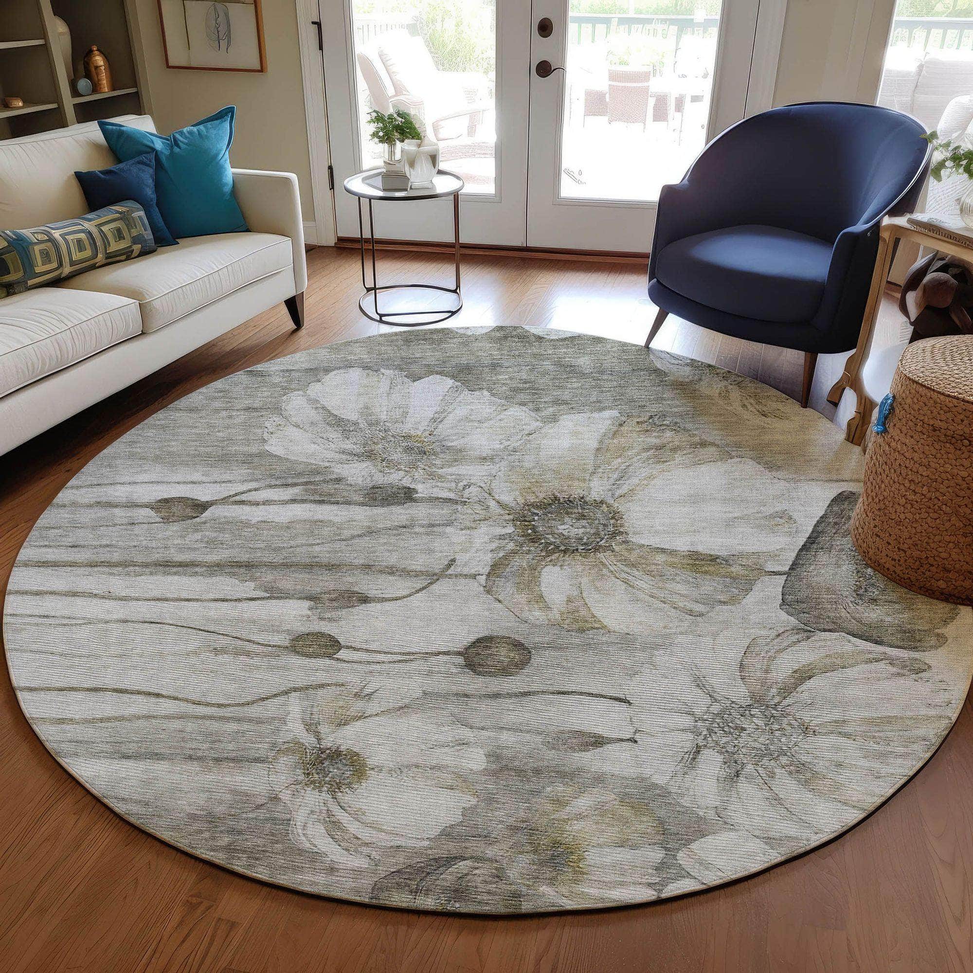 Machine Made ACN712 Taupe Brown Rugs #color_taupe brown