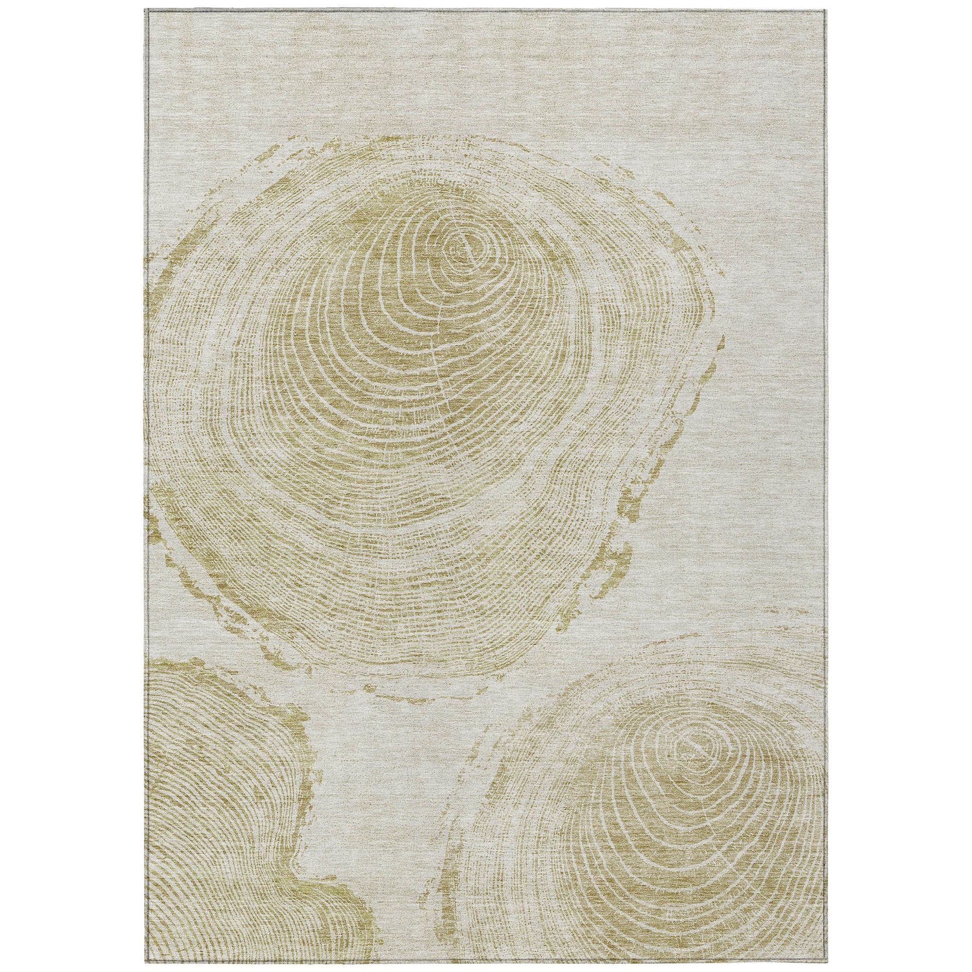Machine Made ACN713 Khaki Brown Rugs #color_khaki brown