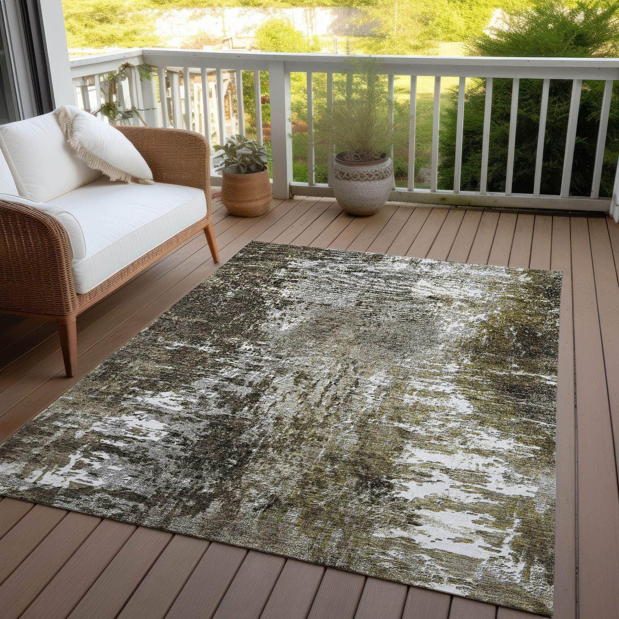 Machine Made ACN718 Taupe Brown Rugs #color_taupe brown