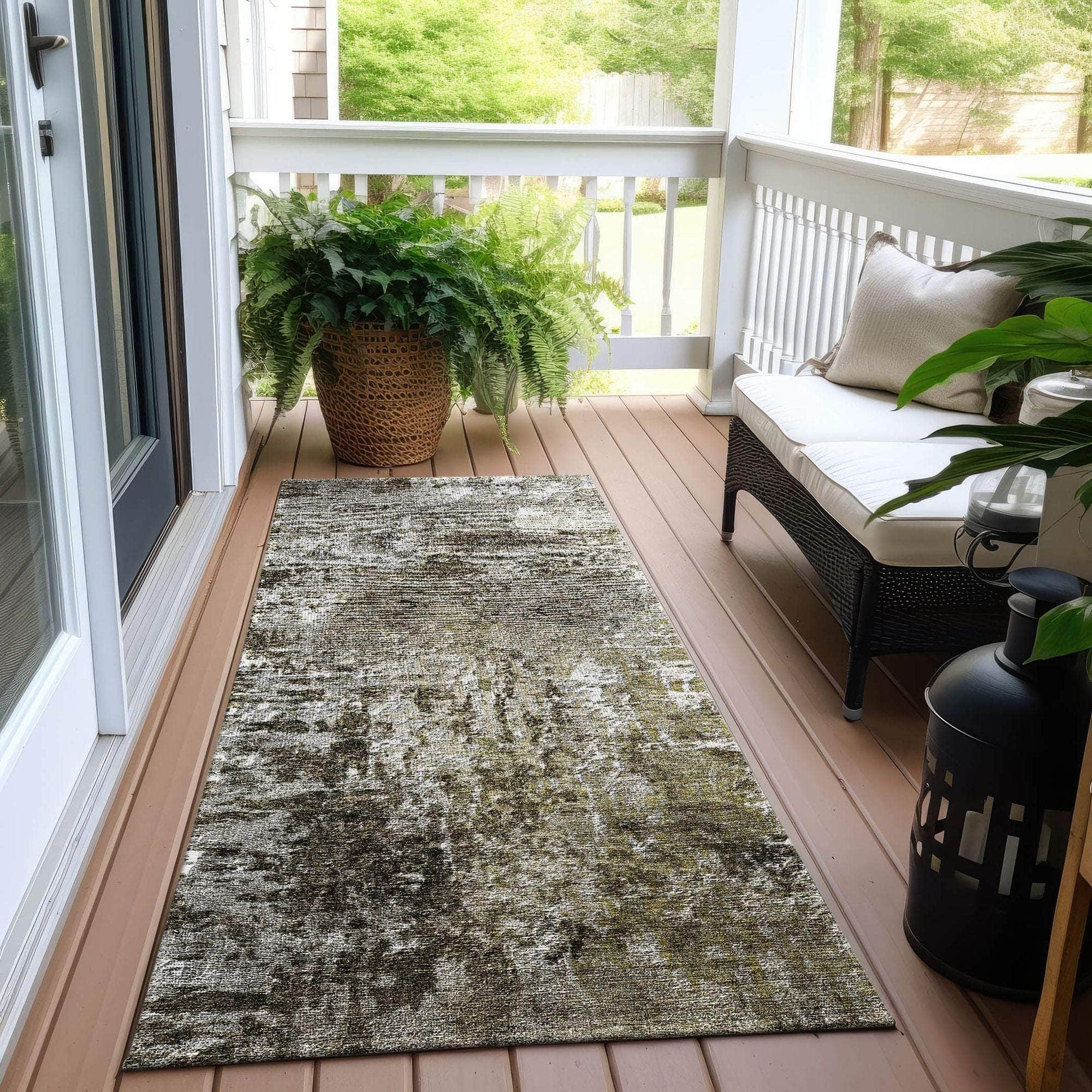 Machine Made ACN718 Taupe Brown Rugs #color_taupe brown