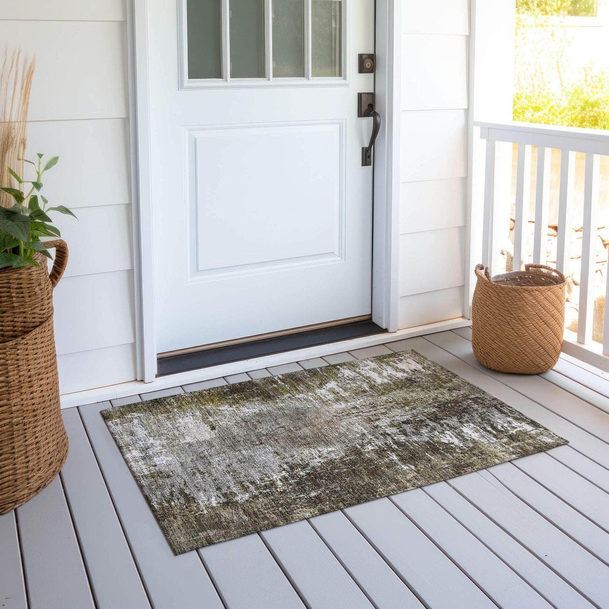 Machine Made ACN718 Taupe Brown Rugs #color_taupe brown