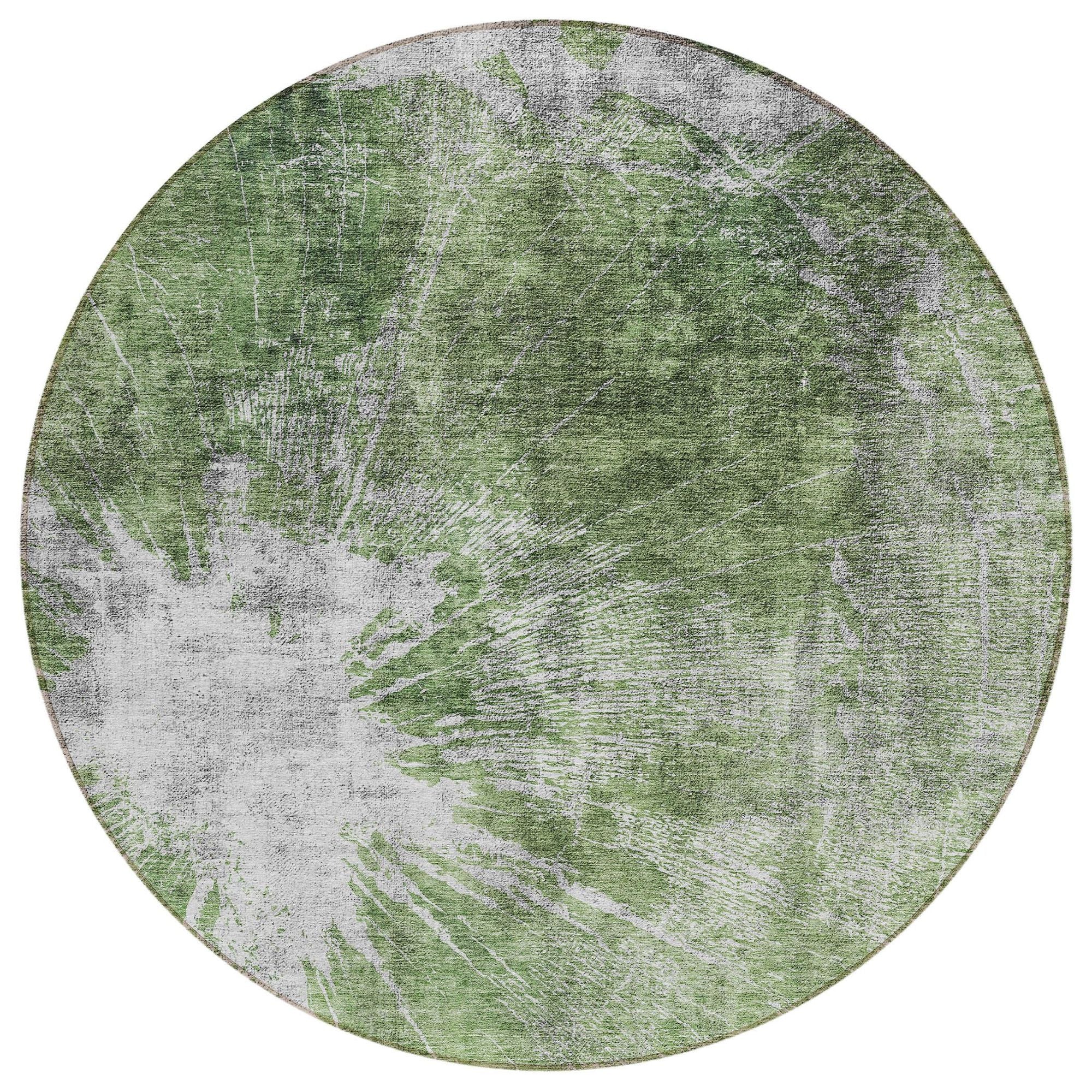 Machine Made ACN719 Aloe Green Rugs #color_aloe green