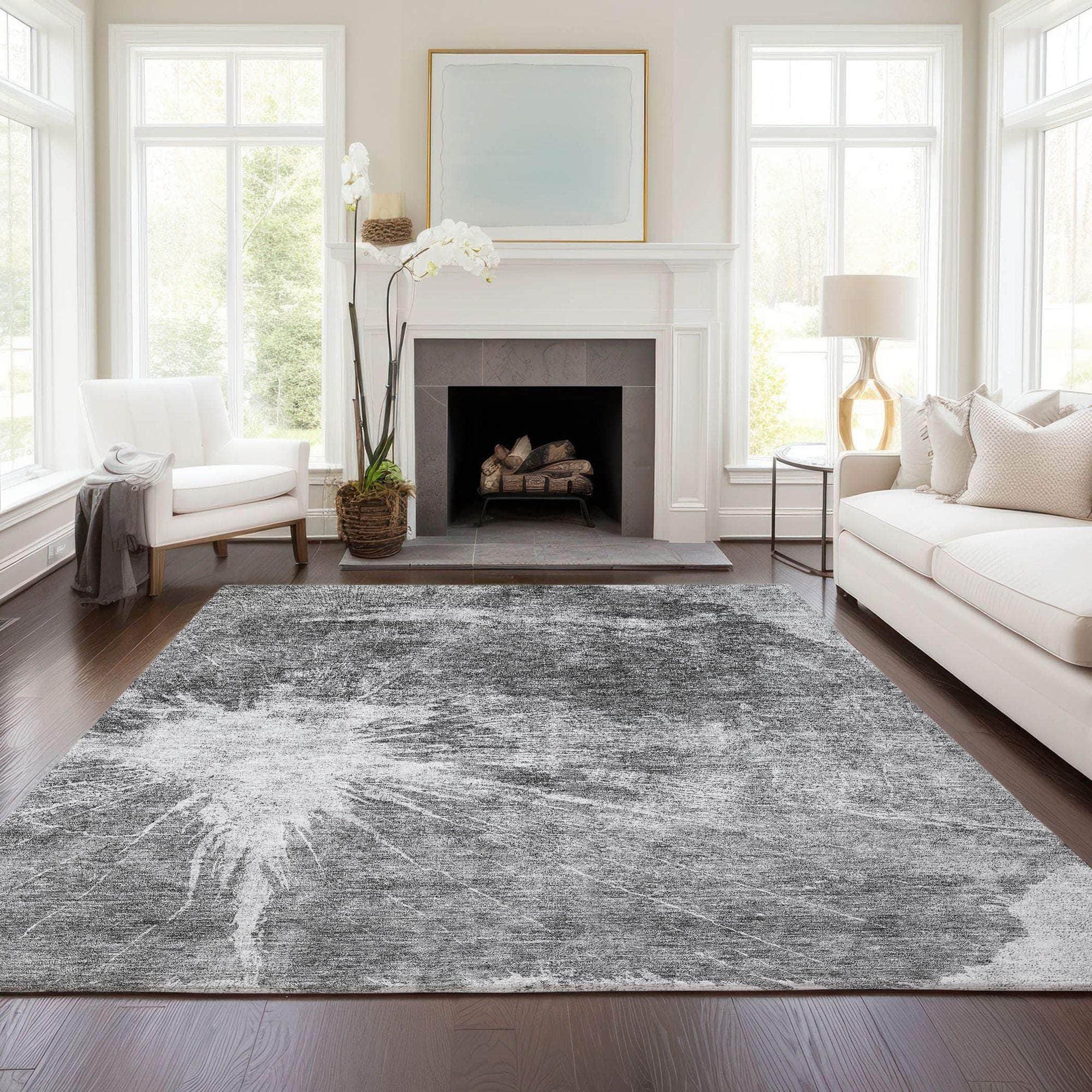 Machine Made ACN719 Gray  Rugs #color_gray 