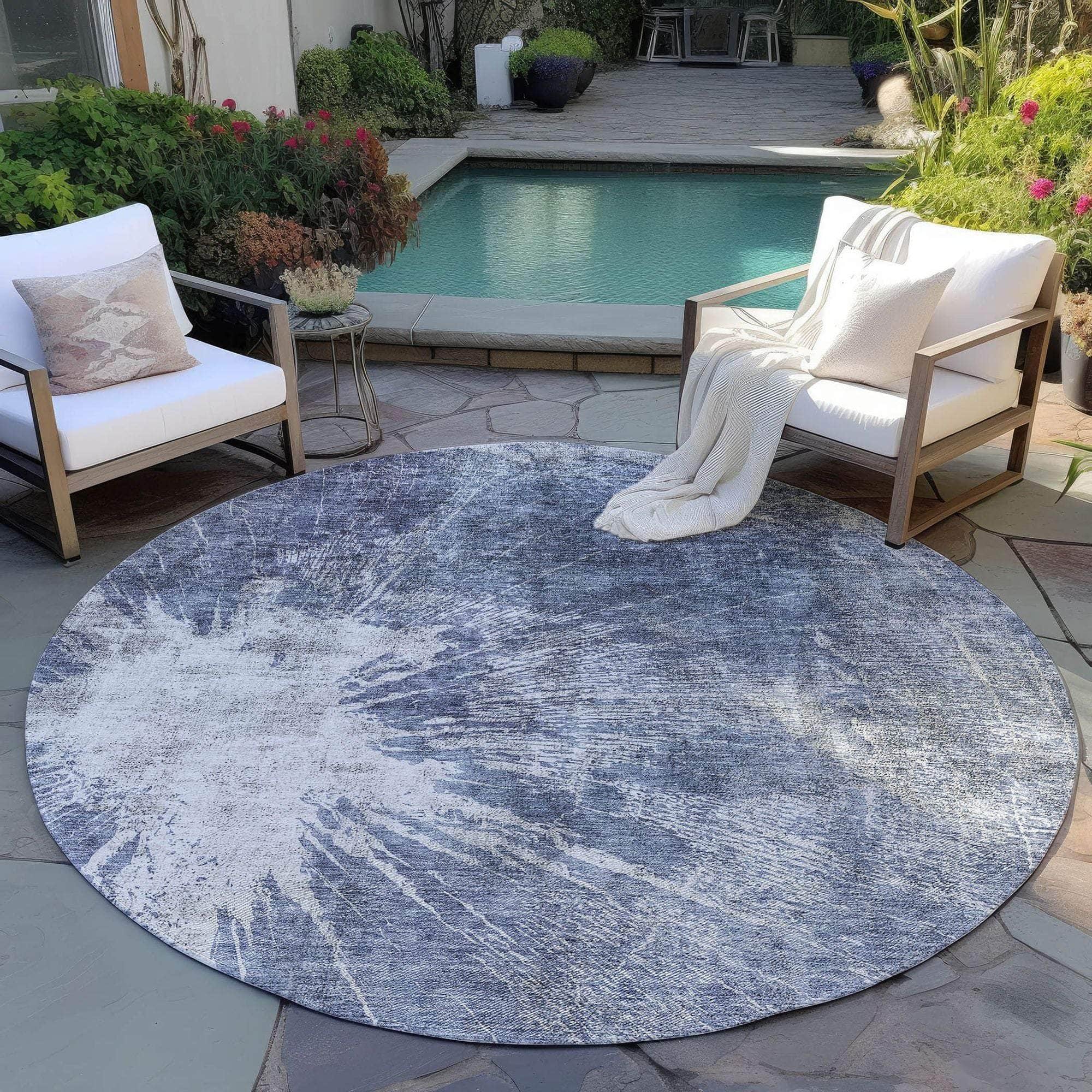 Machine Made ACN719 Navy Blue Rugs #color_navy blue