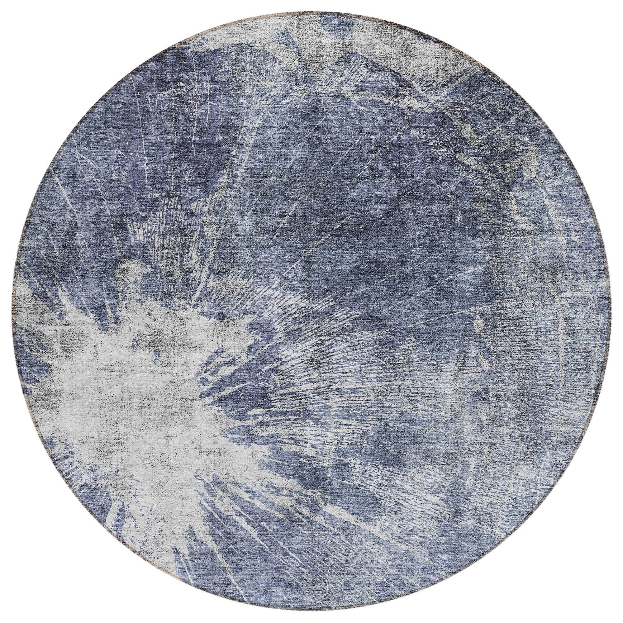 Machine Made ACN719 Navy Blue Rugs #color_navy blue