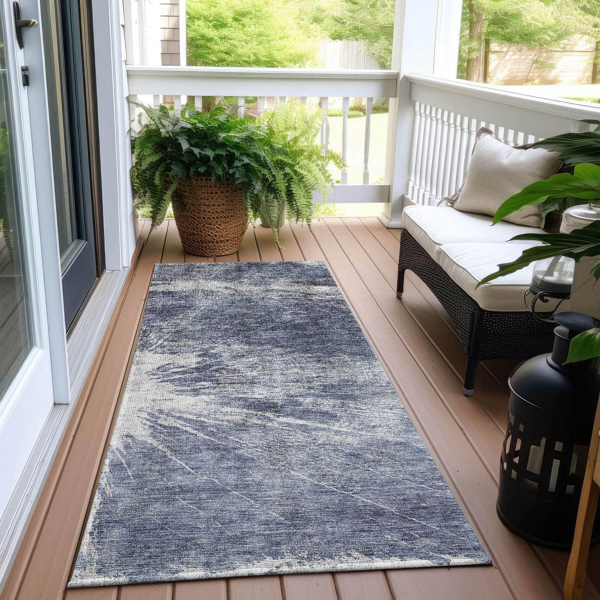 Machine Made ACN719 Navy Blue Rugs #color_navy blue
