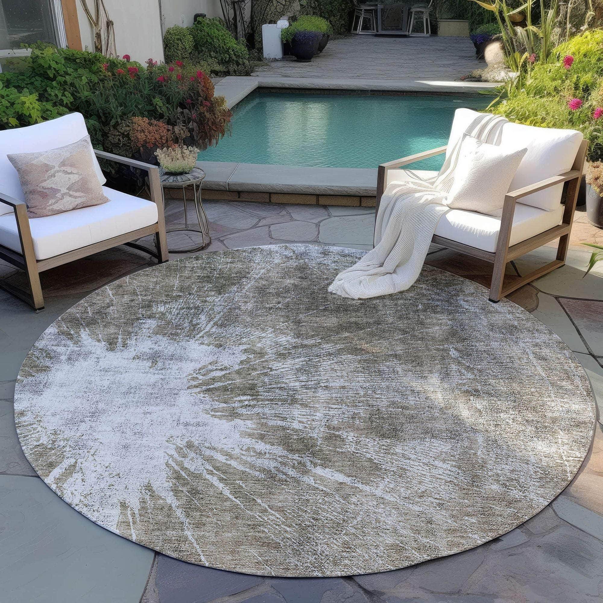 Machine Made ACN719 Taupe Brown Rugs #color_taupe brown