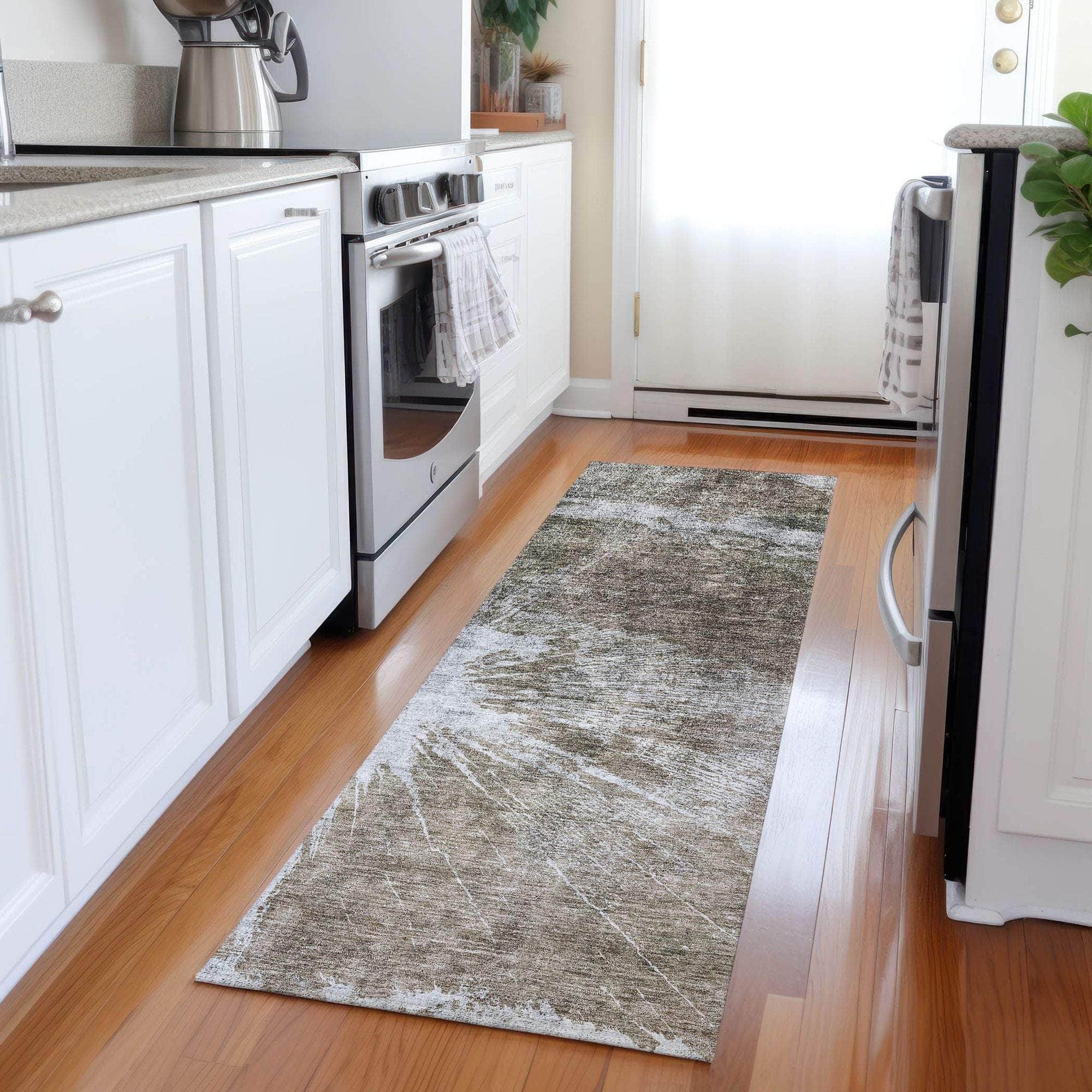 Machine Made ACN719 Taupe Brown Rugs #color_taupe brown