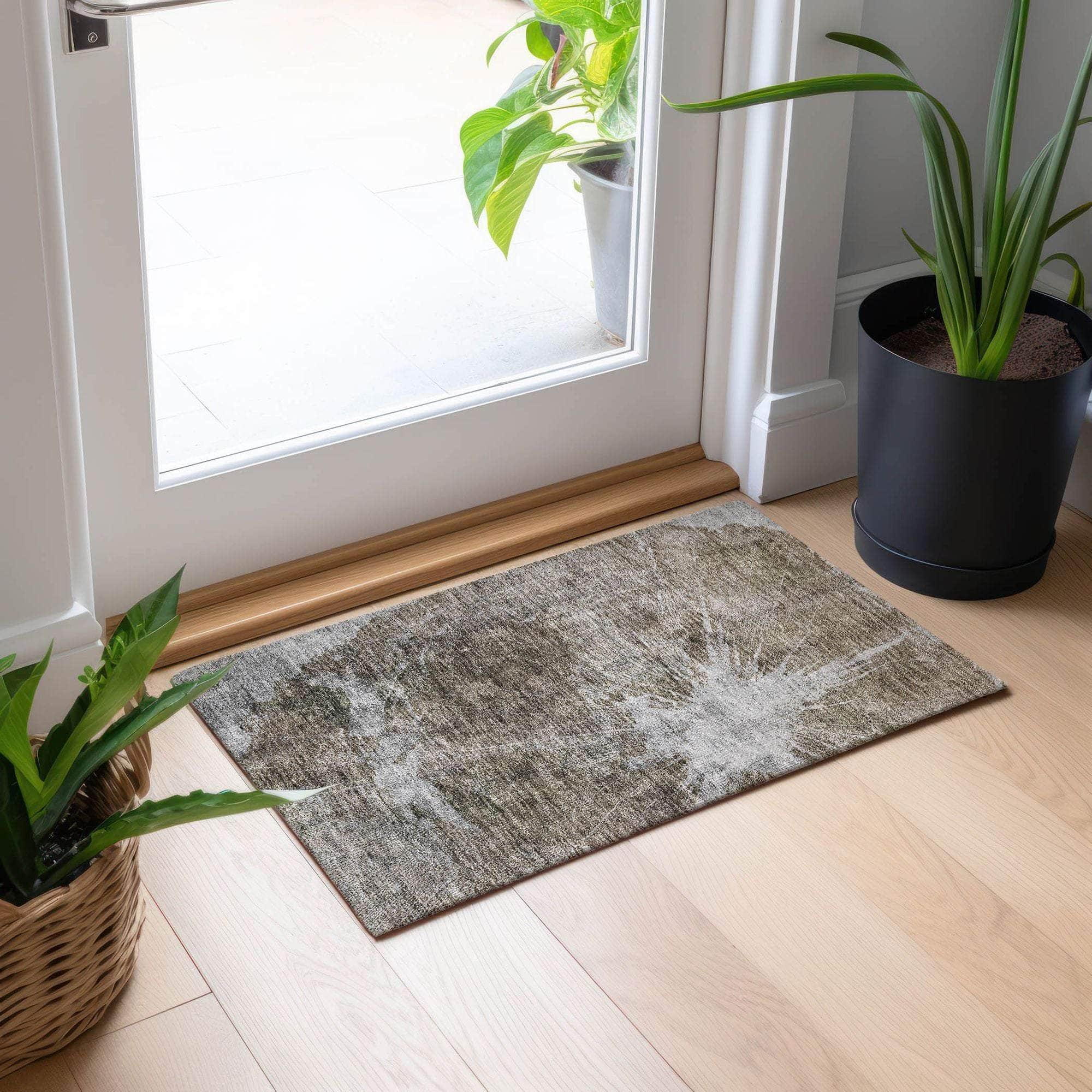 Machine Made ACN719 Taupe Brown Rugs #color_taupe brown