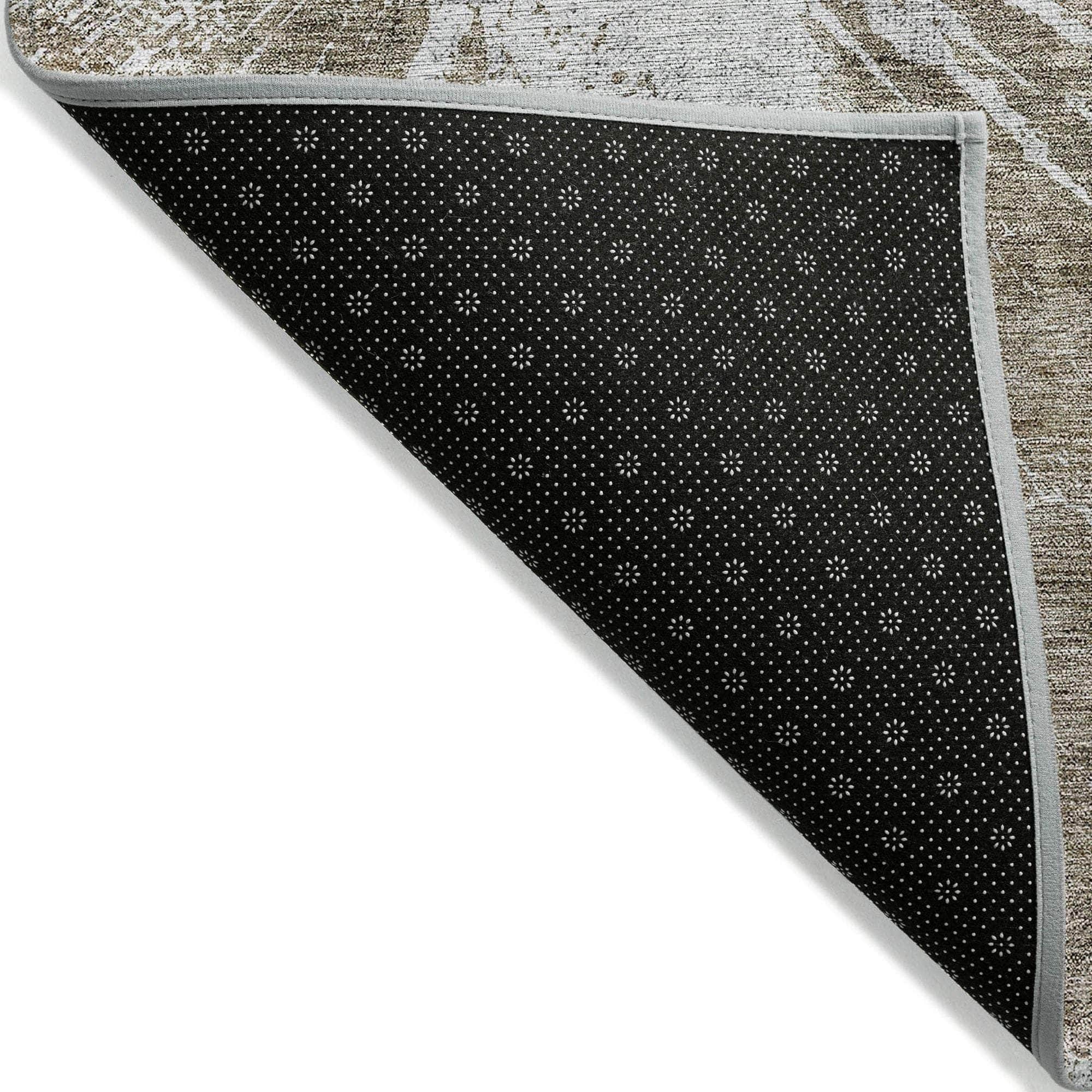 Machine Made ACN719 Taupe Brown Rugs #color_taupe brown