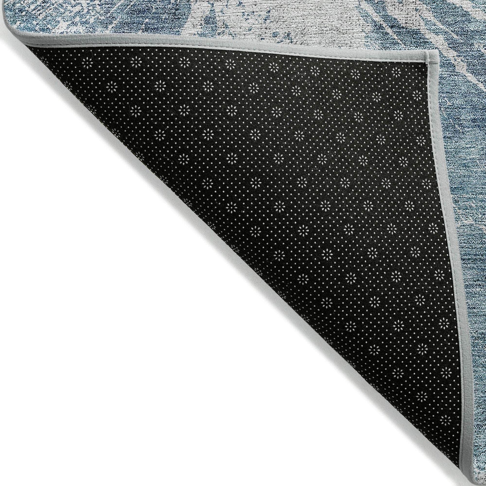 Machine Made ACN719 Teal  Rugs #color_teal 