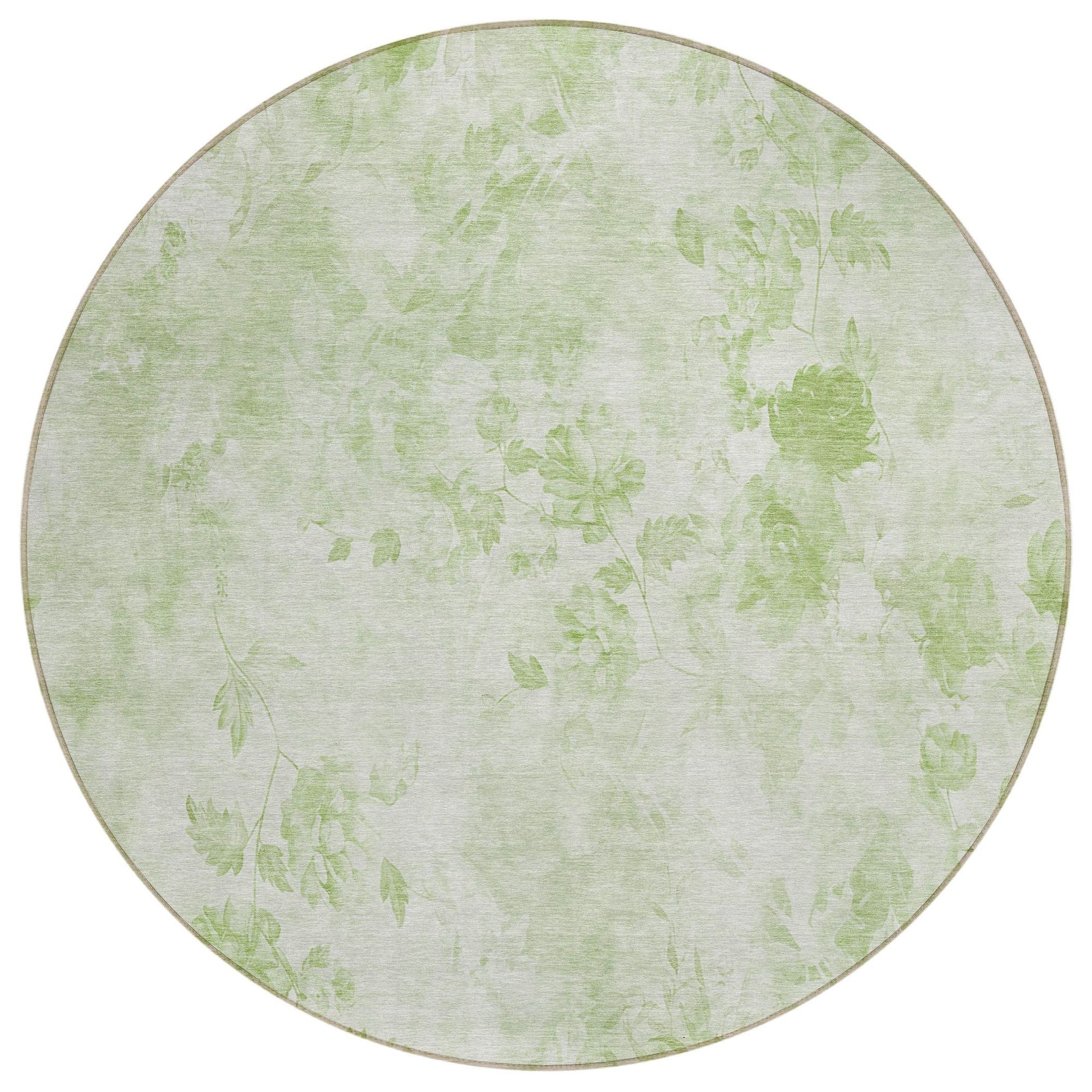 Machine Made ACN724 Aloe Green Rugs #color_aloe green