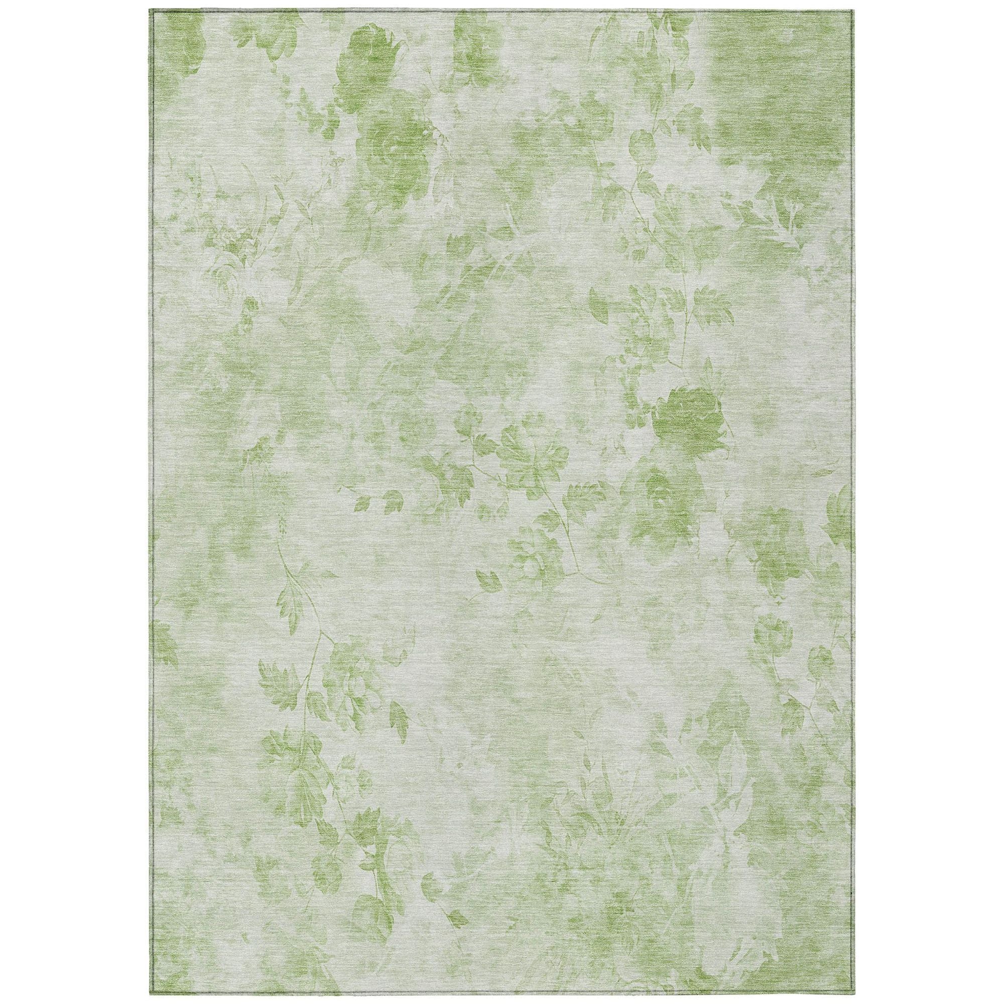 Machine Made ACN724 Aloe Green Rugs #color_aloe green