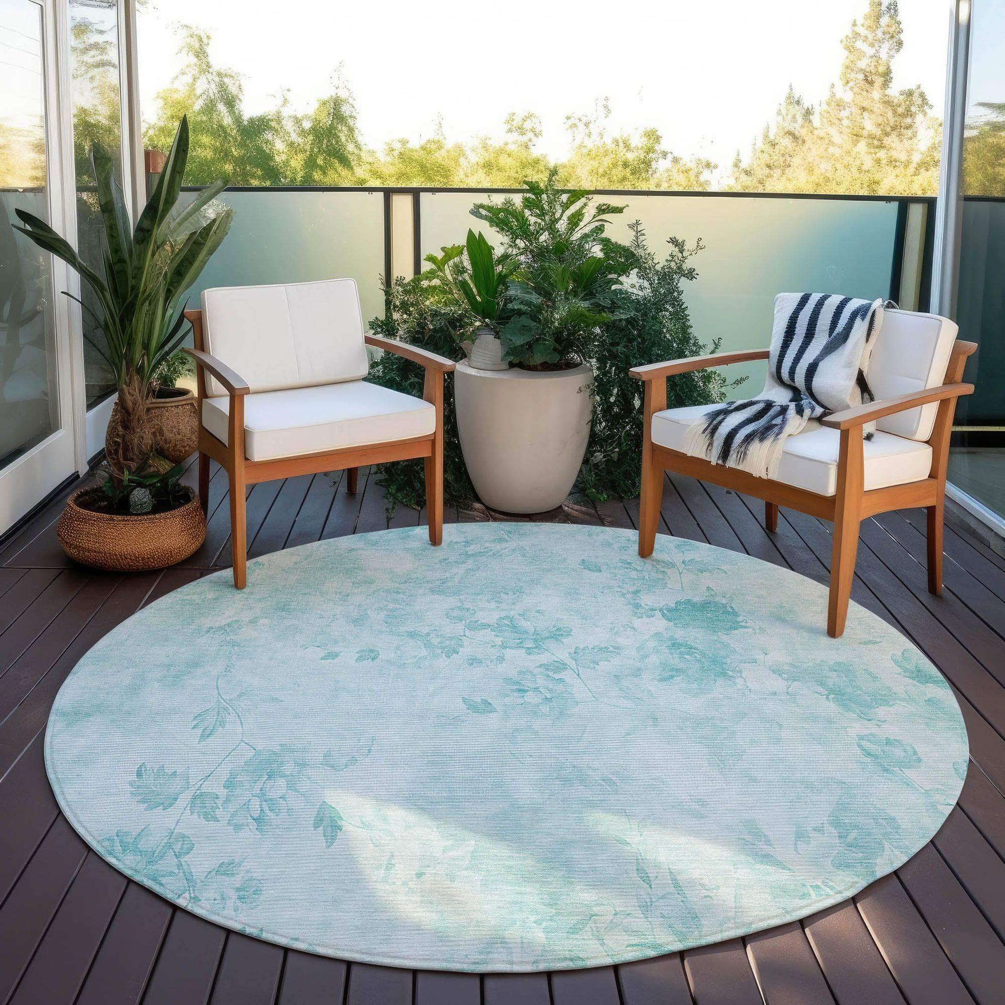 Machine Made ACN724 Aqua Teal Rugs #color_aqua teal