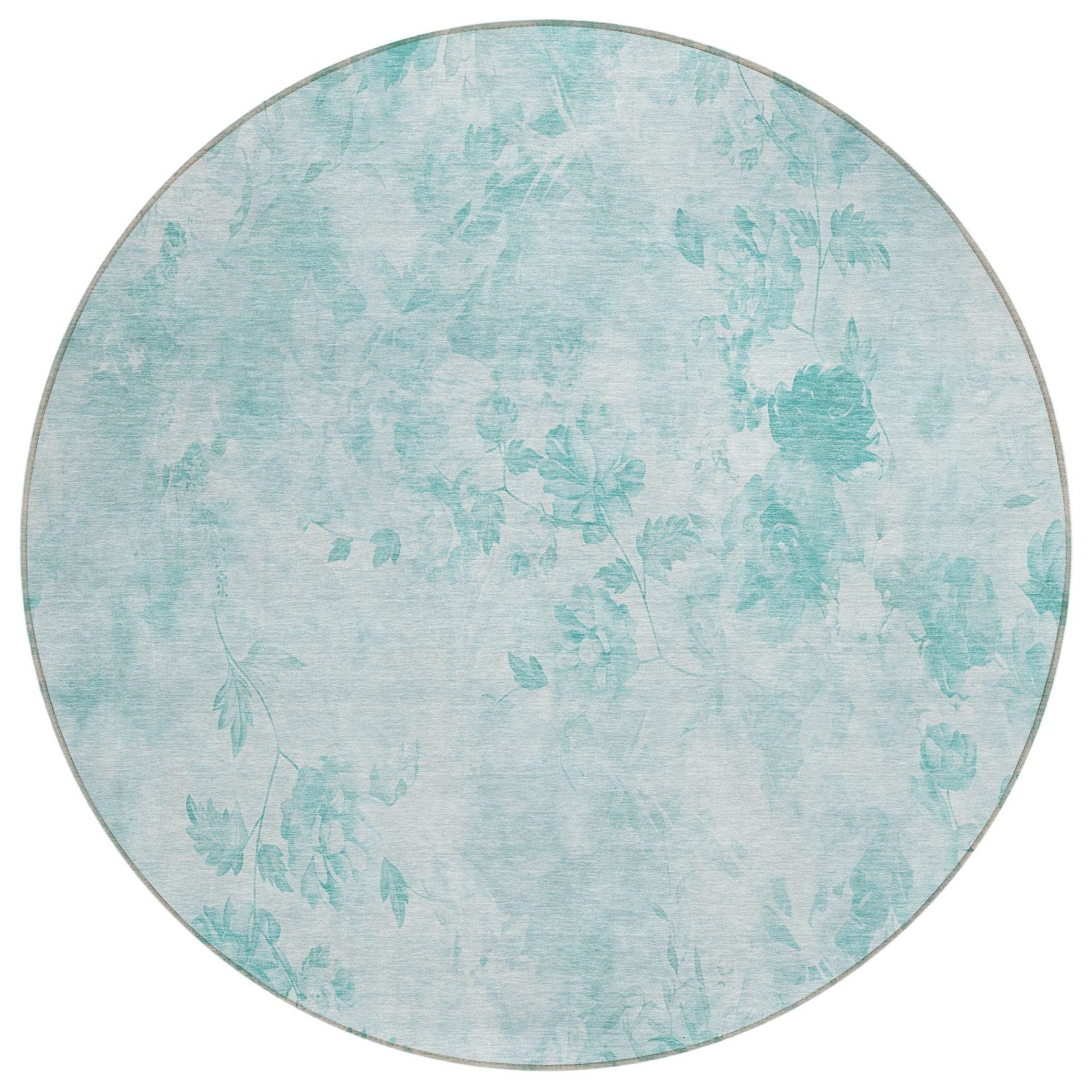 Machine Made ACN724 Aqua Teal Rugs #color_aqua teal