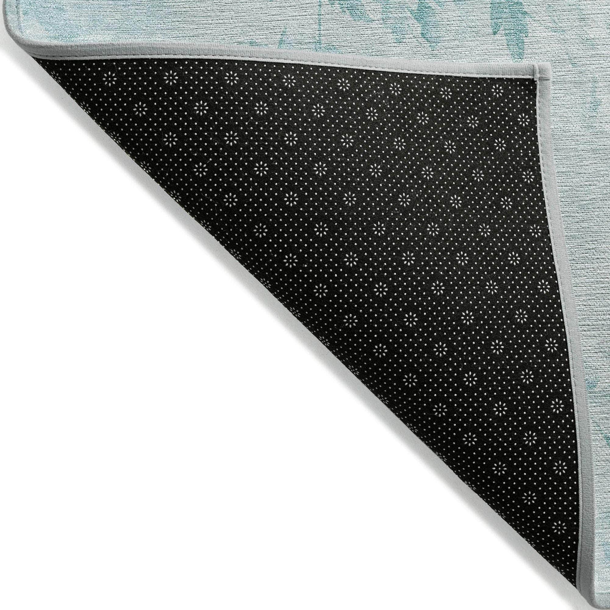 Machine Made ACN724 Aqua Teal Rugs #color_aqua teal