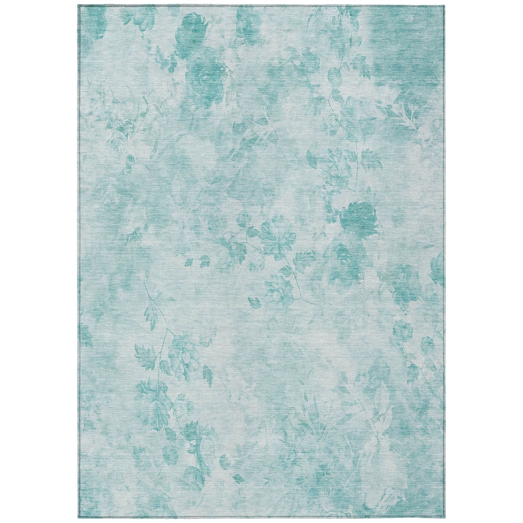 Machine Made ACN724 Aqua Teal Rugs #color_aqua teal