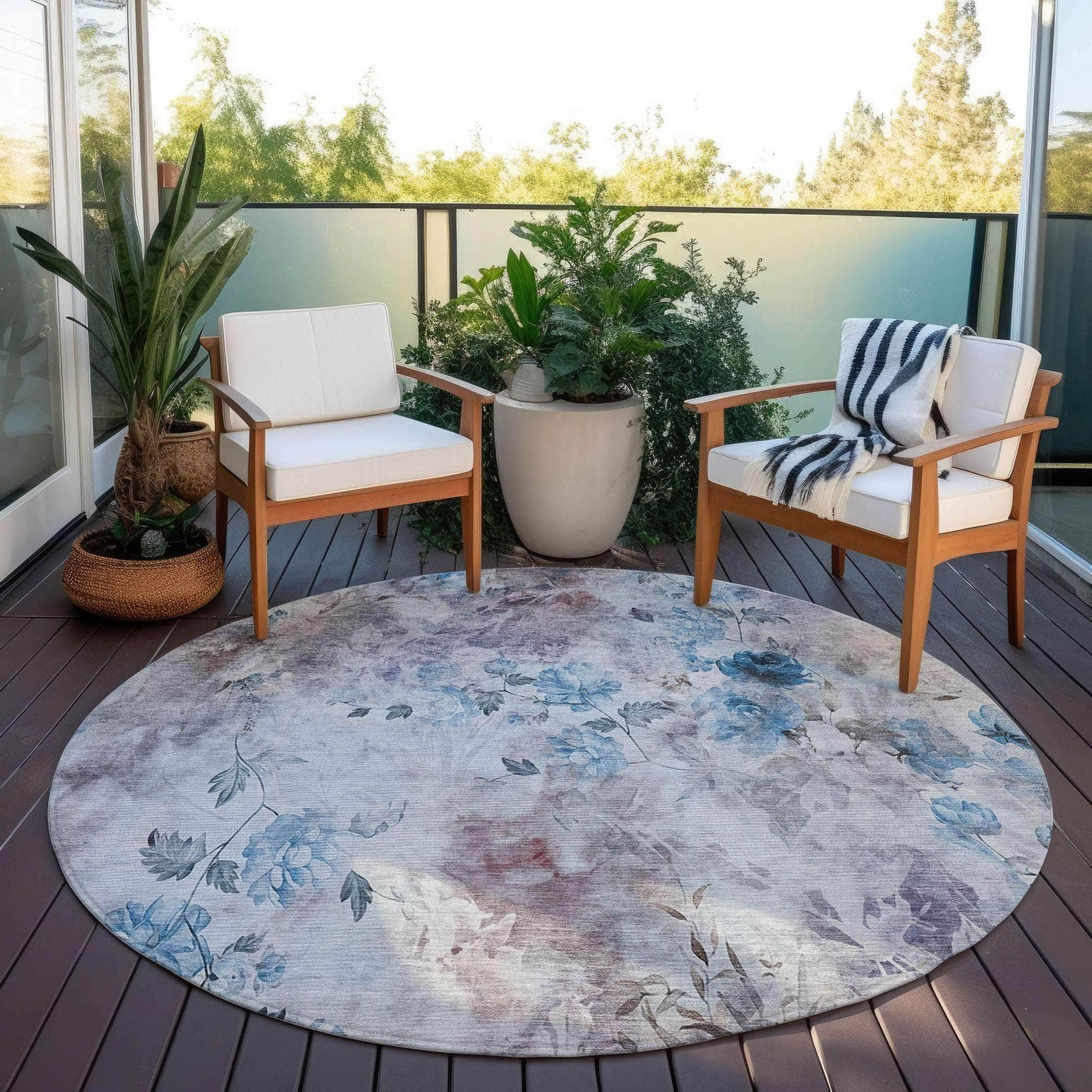 Machine Made ACN724 Blue  Rugs #color_blue 