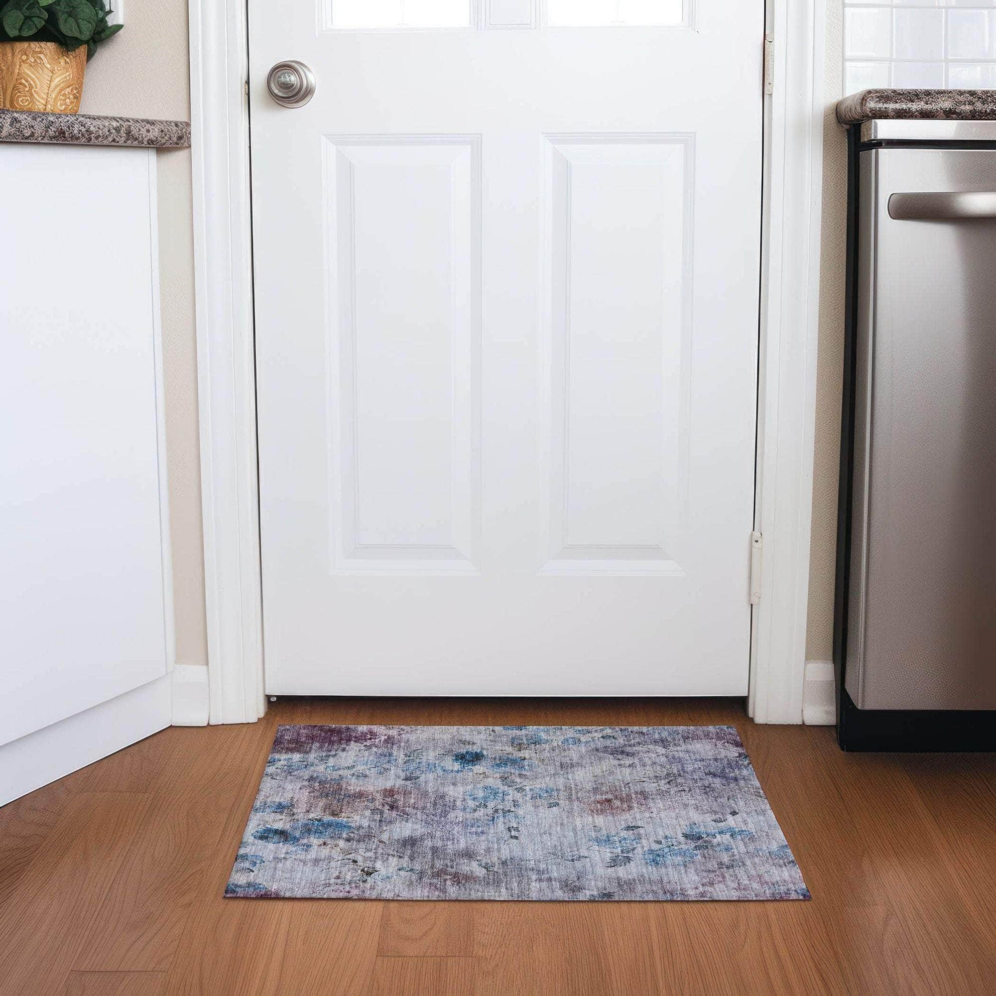 Machine Made ACN724 Blue  Rugs #color_blue 