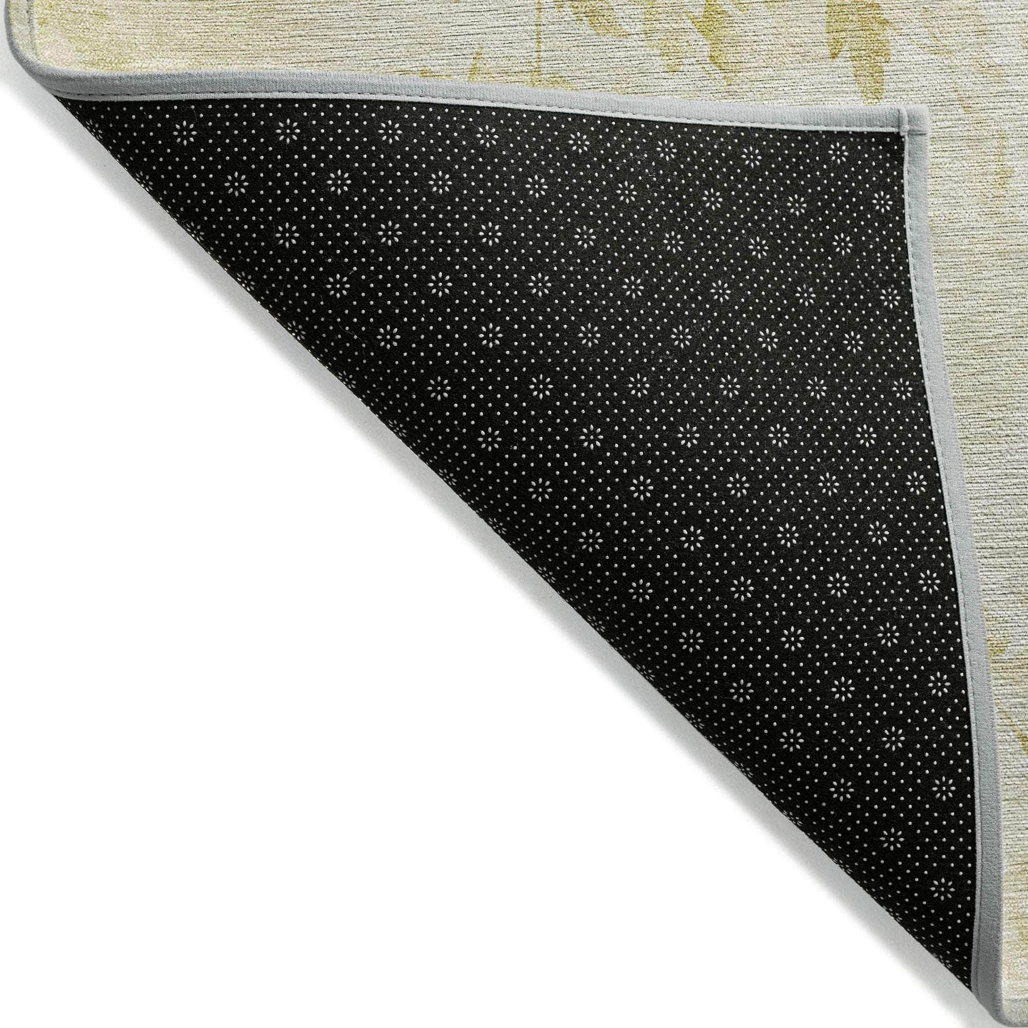 Machine Made ACN724 Gold  Rugs #color_gold 