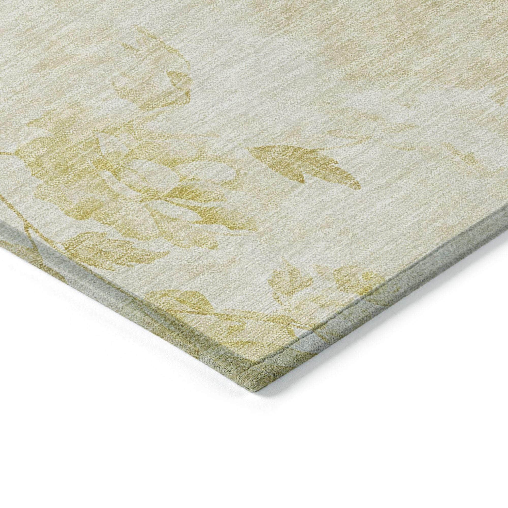 Machine Made ACN724 Gold  Rugs #color_gold 